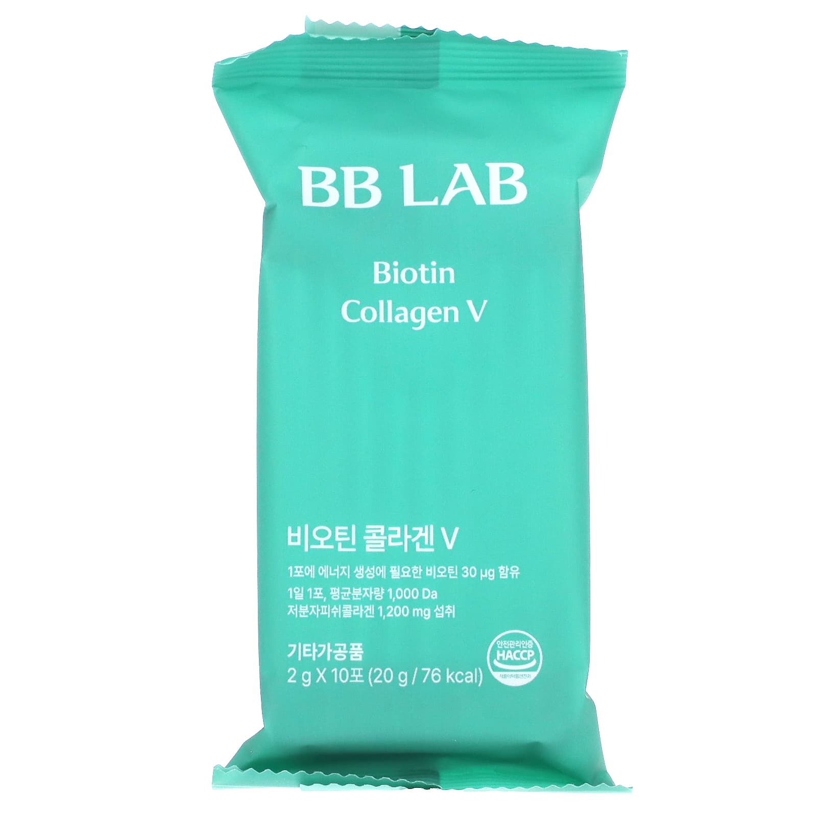 BB Lab, Biotin Collagen V, 30 Packets, 2 g Each