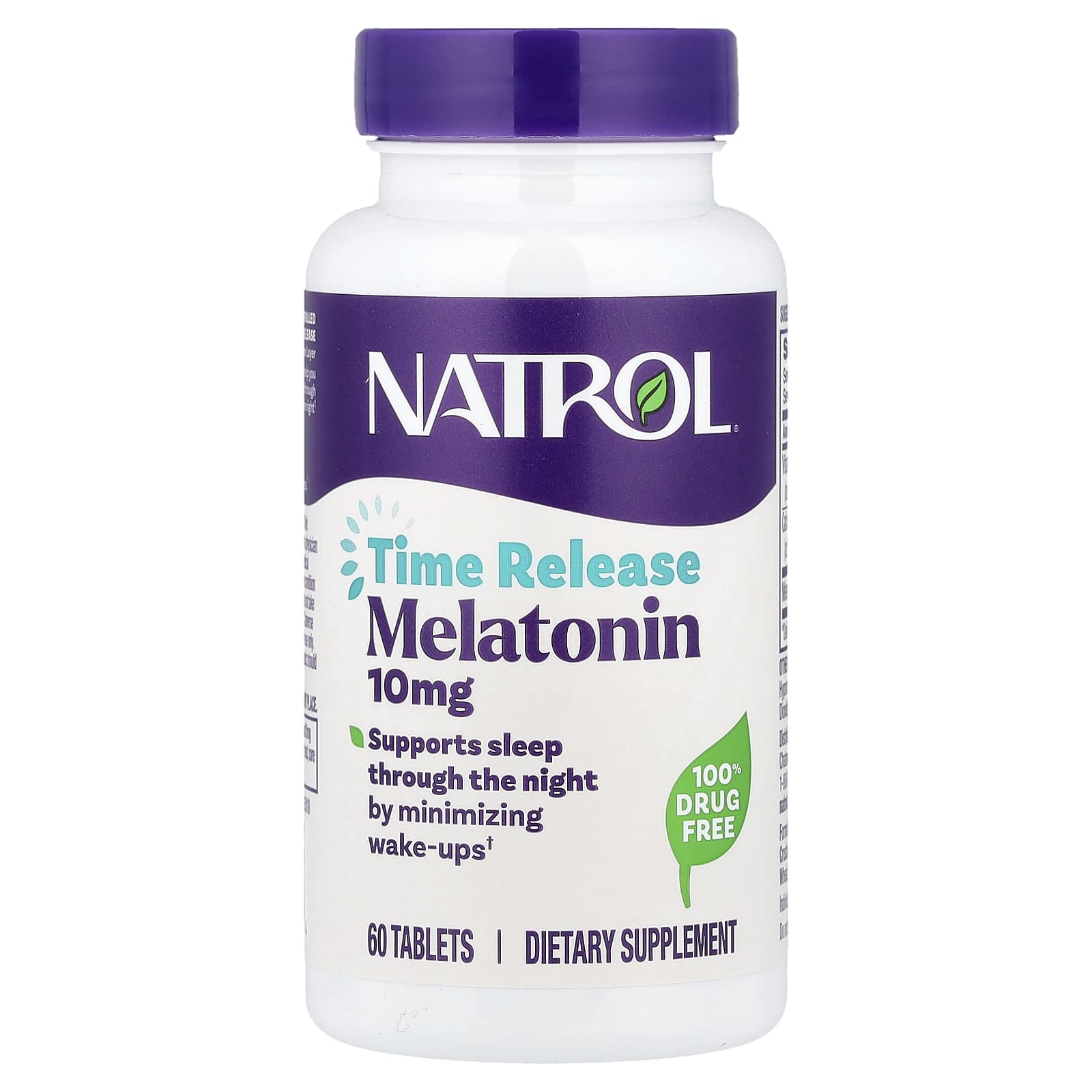 Natrol, Melatonin, Time Release, 10 mg, 60 Tablets