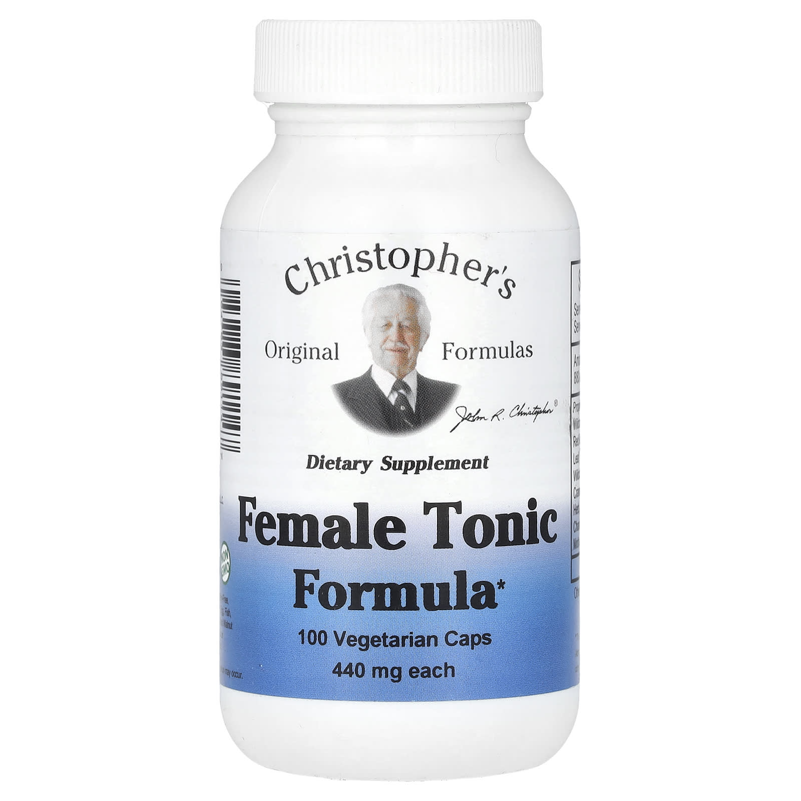 Christopher's Original Formulas, Female Tonic Formula, 440 mg, 100 Vegetarian Caps