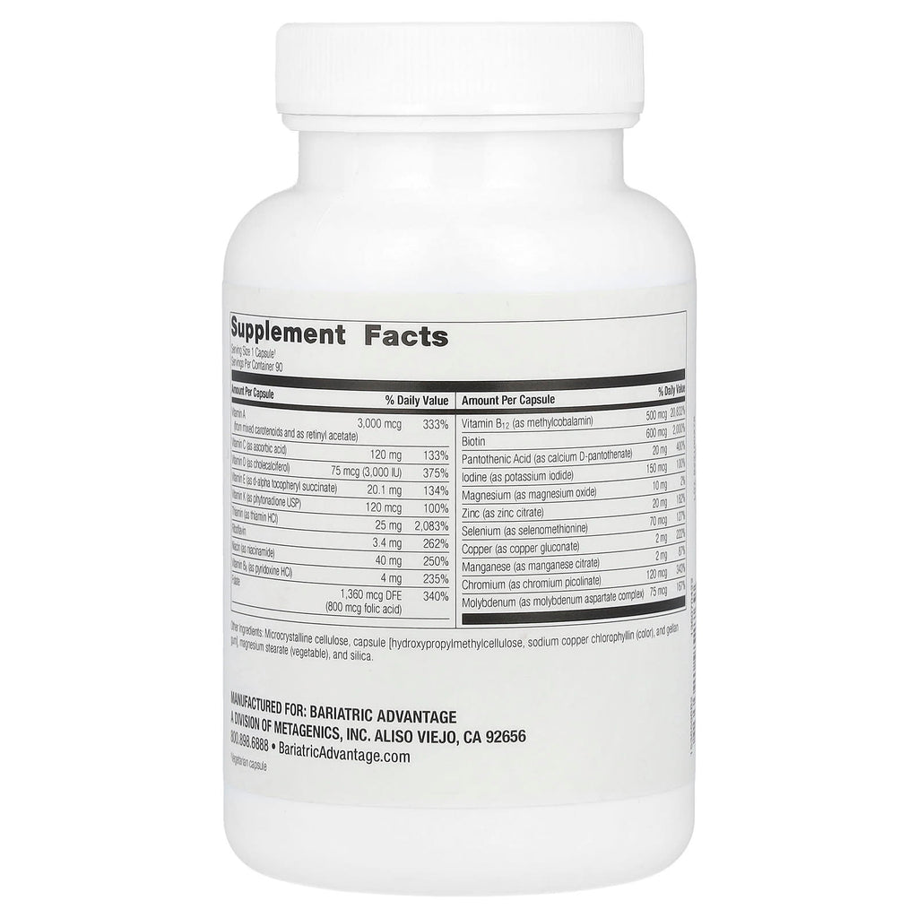 Bariatric Advantage, Ultra Solo without Iron, 90 Capsules