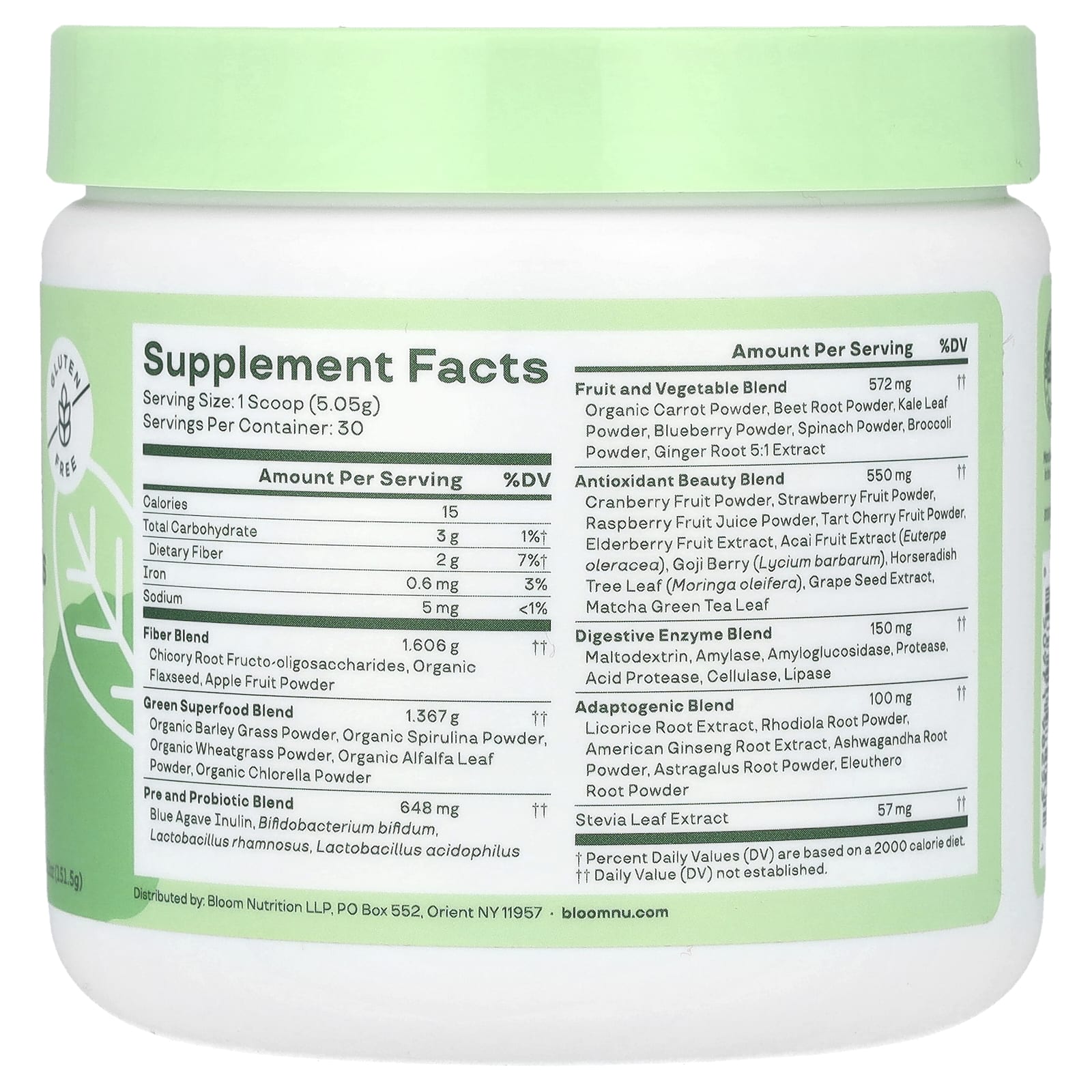 Bloom, Greens & Superfoods, Original , 5.3 oz (151.5 g)