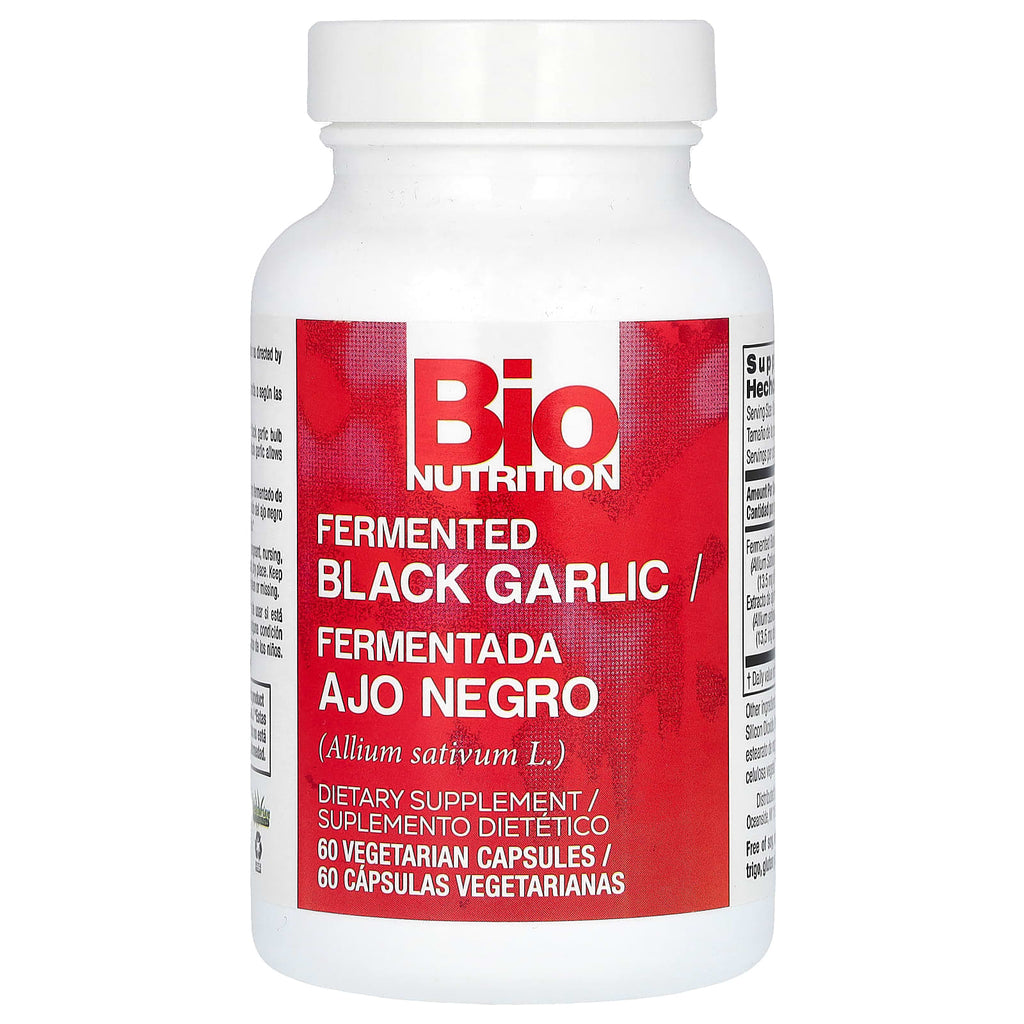 Bio Nutrition, Fermented Black Garlic, 450 mg , 60 Vegetarian Capsules