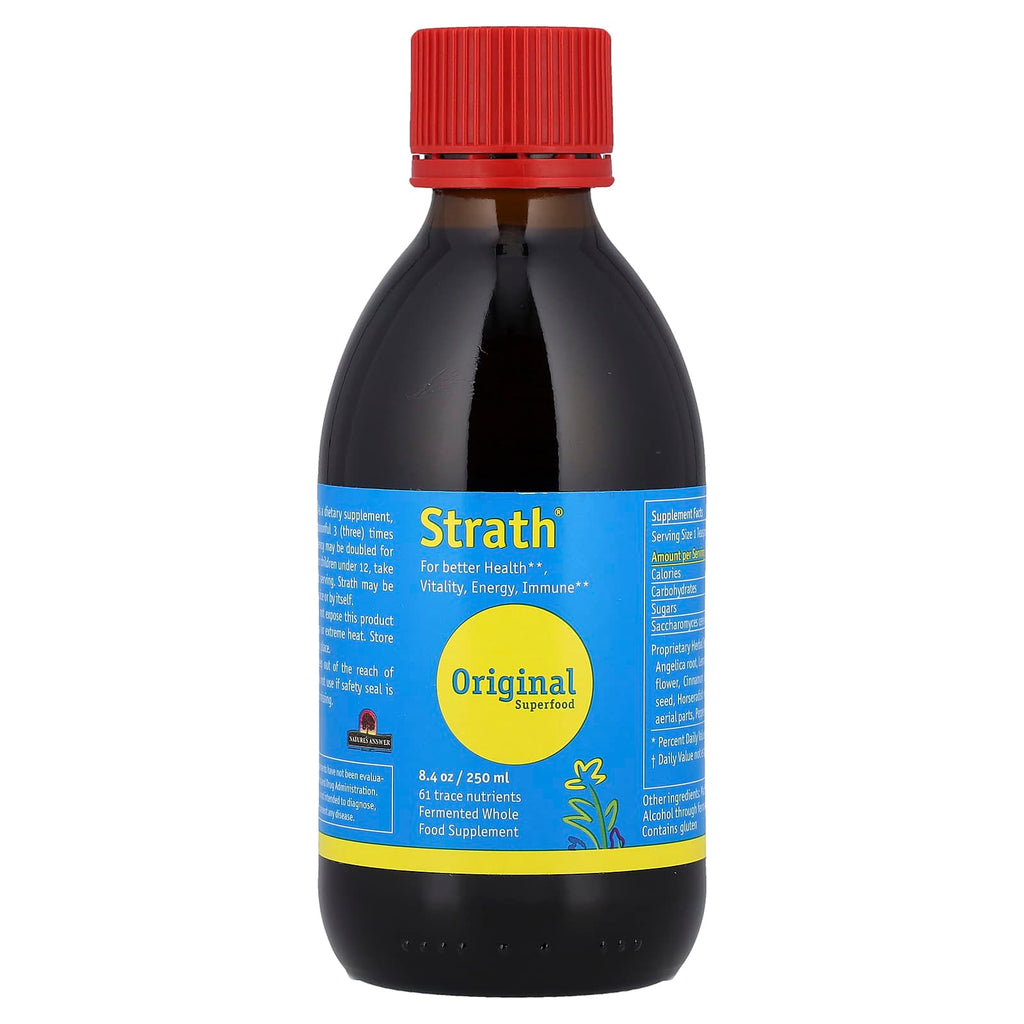 Bio-Strath, Original, Fermented Herbal Yeast Postbiotic, 8.4 oz (250 ml)