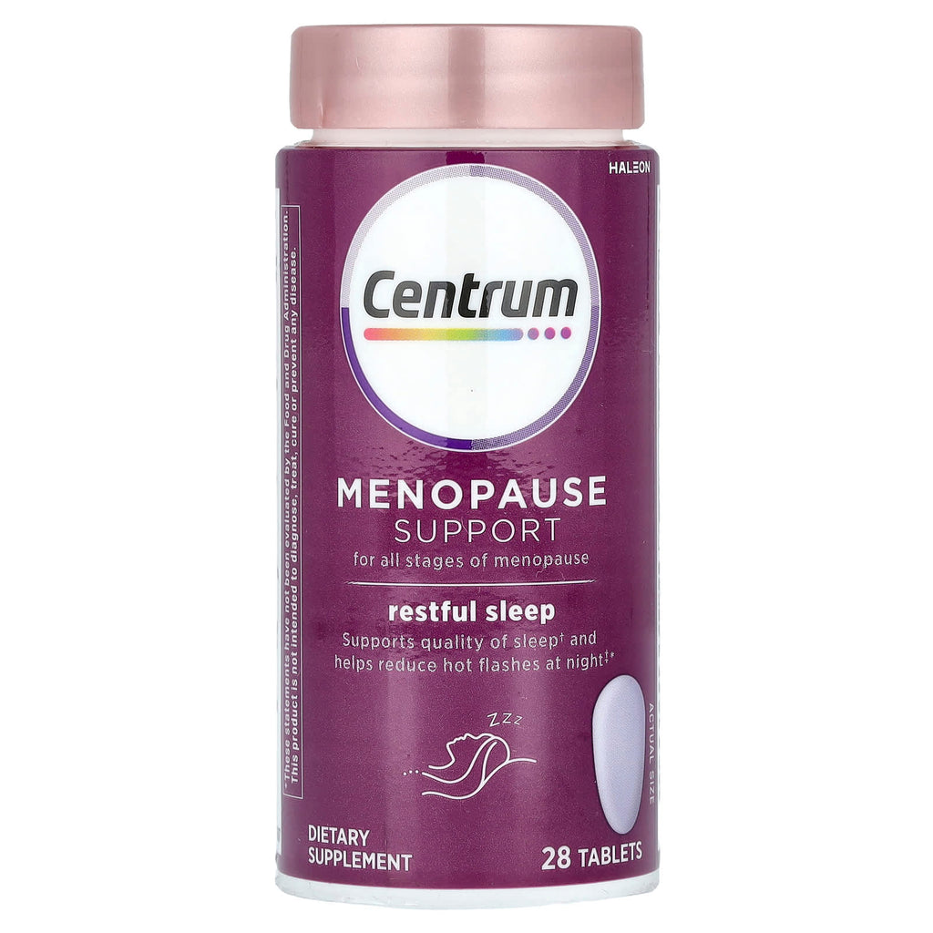 Centrum, Menopause Support, Restful Sleep, 28 Tablets