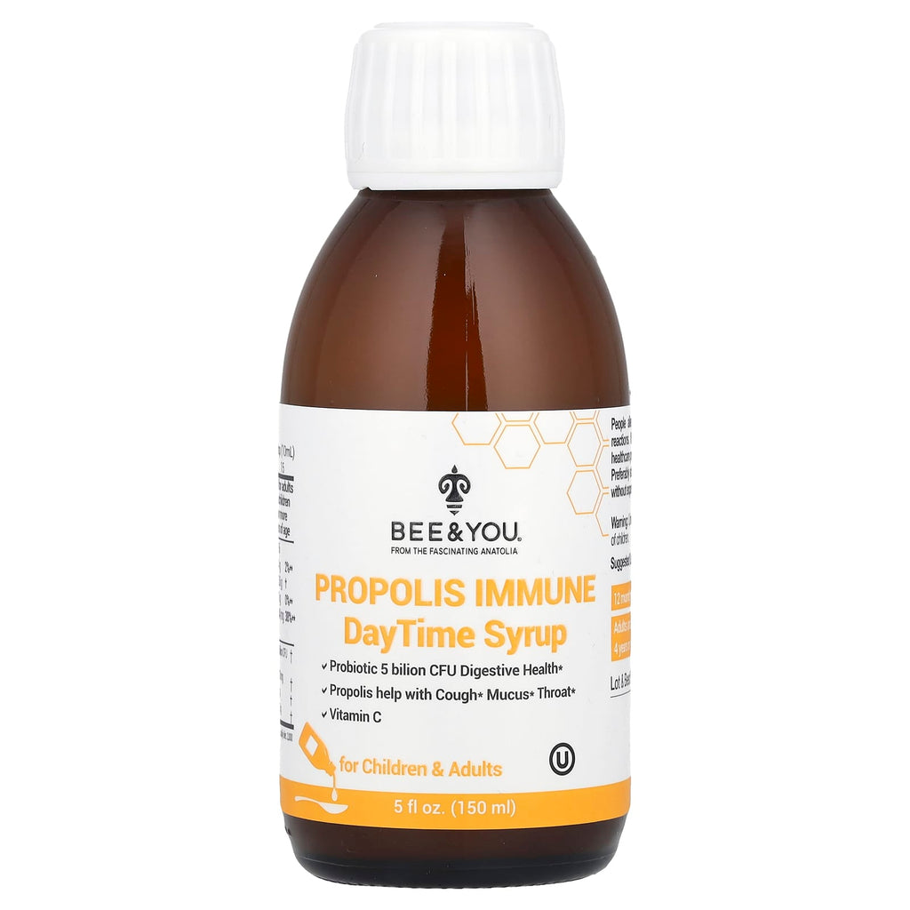 Bee & You, Propolis Immune DayTime Syrup, 5 fl oz (150 ml)