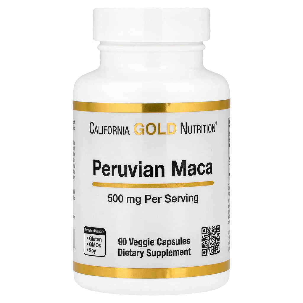 California Gold Nutrition, Peruvian Maca, 500 mg, 90 Veggie Capsules