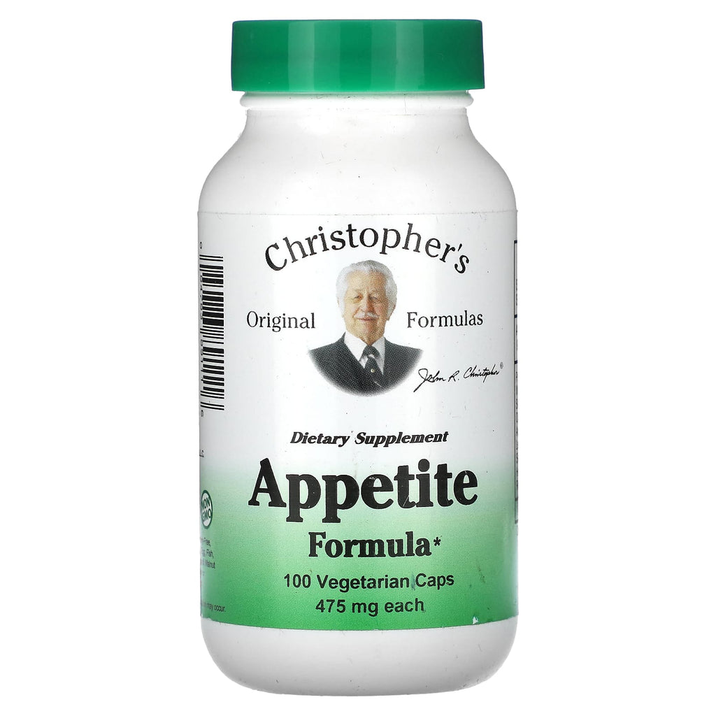 Christopher's Original Formulas, Appetite Formula, 100 Vegetarian Caps