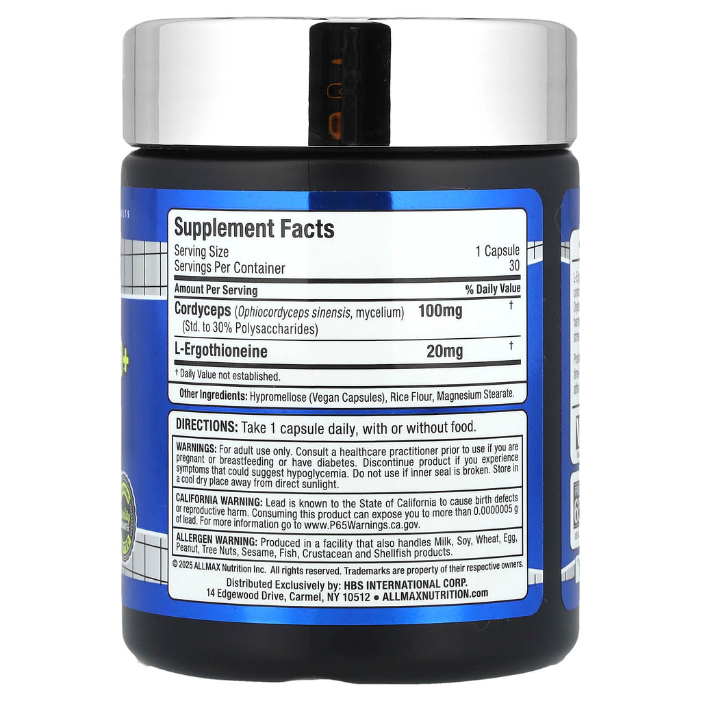 ALLMAX, EGT 20+, 30 Capsules