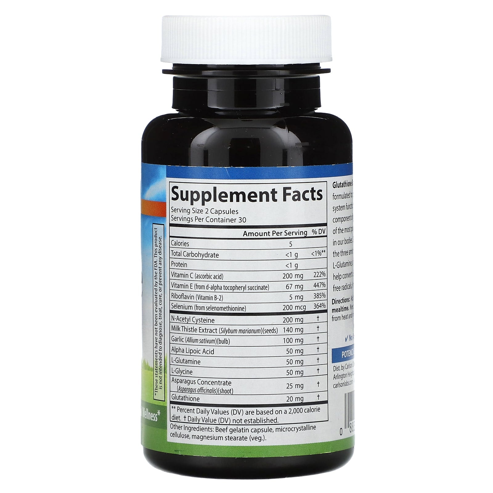 Carlson, Glutathione Booster , 60 Capsules