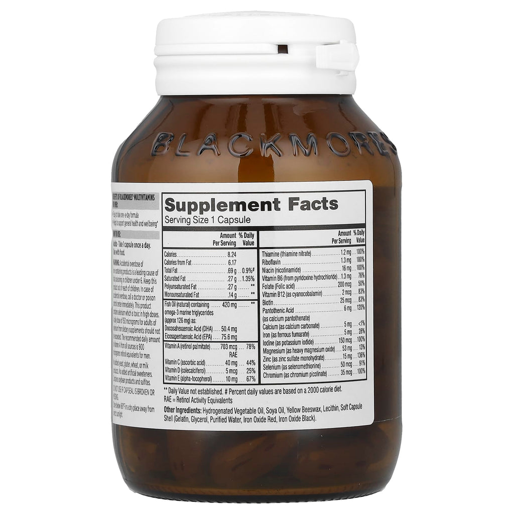 Blackmores, Multivitamins For Men, 60 Capsules