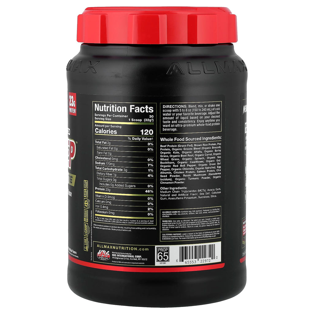 ALLMAX, Meal Prep™ Lite, Vanilla Waffle Cone, 2.09 lbs (33.6 oz)