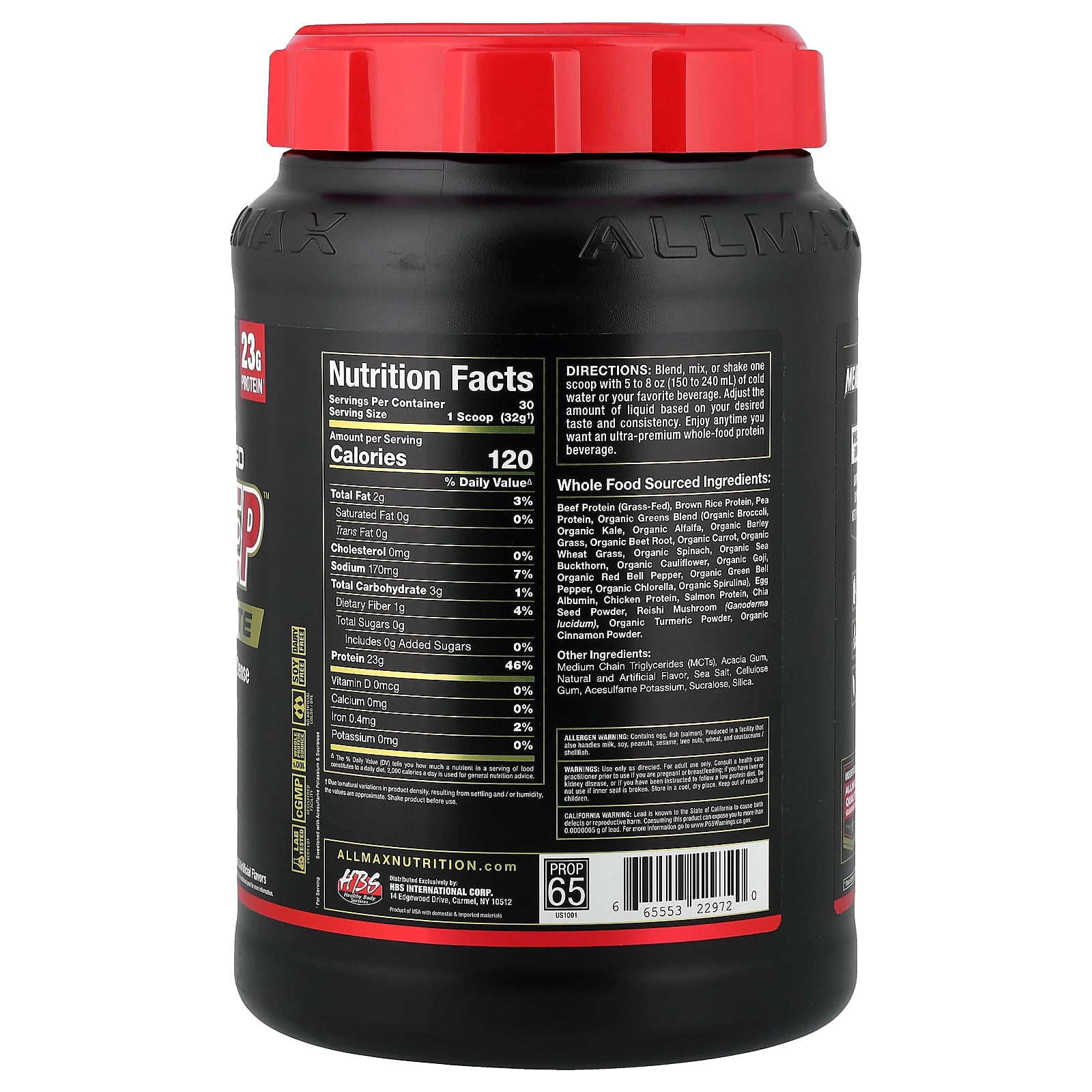 ALLMAX, Meal Prep™ Lite, Vanilla Waffle Cone, 2.09 lbs (33.6 oz)