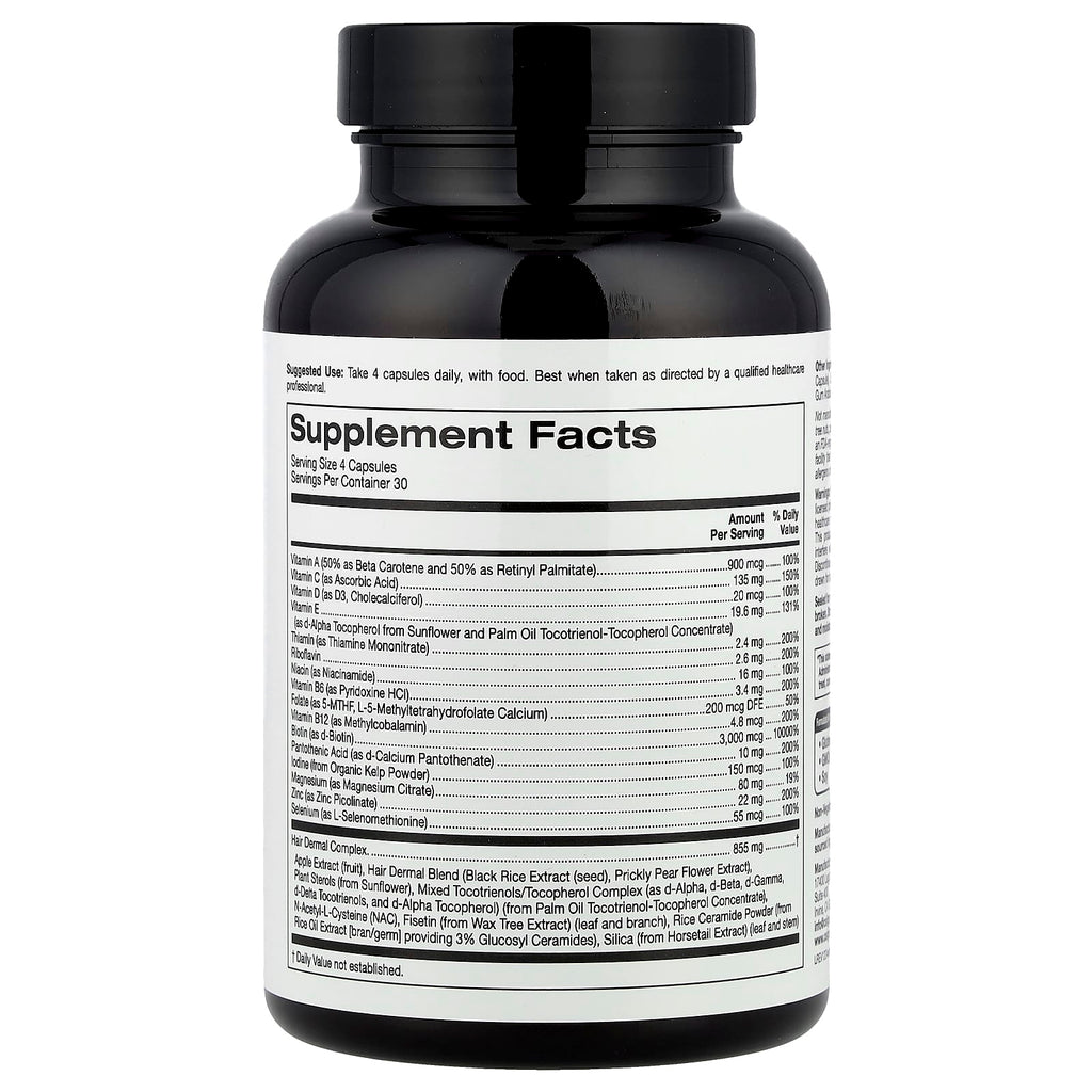 California Gold Nutrition, Beauty, Women's Hair Multivitamin, 120 Veggie Capsules