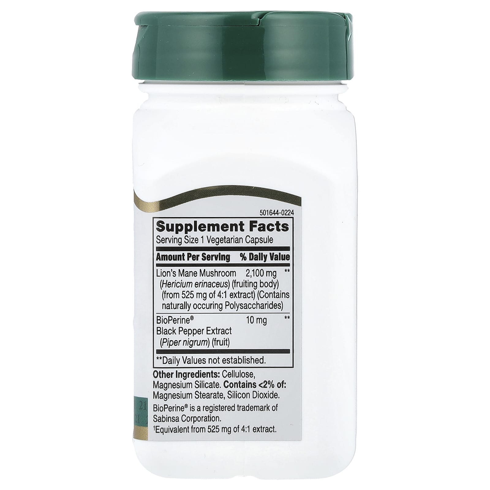 21st Century, Lion's Mane, 2,100 mg, 60 Vegetarian Capsules