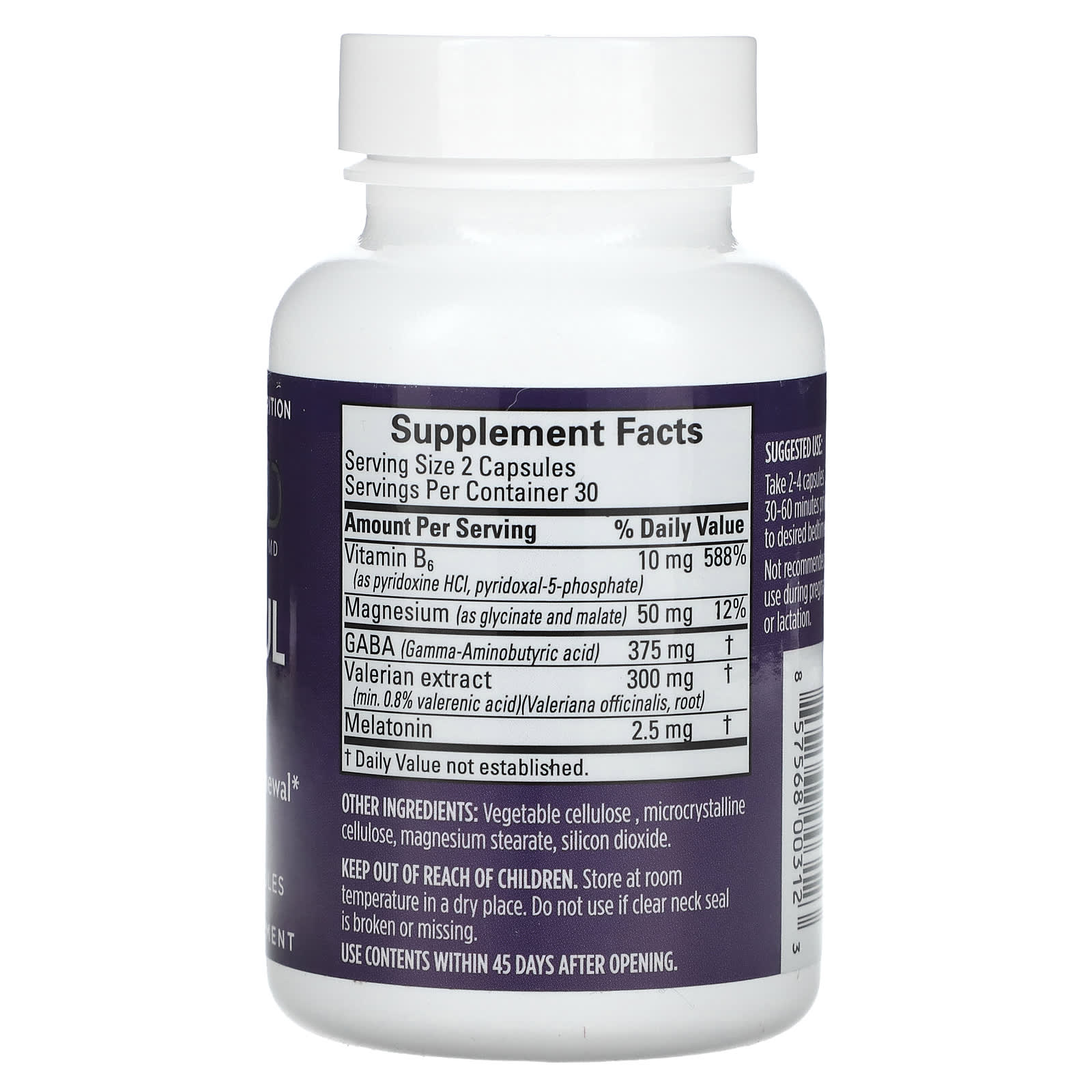 BrainMD, Restful Sleep, 60 Vegan Capsules