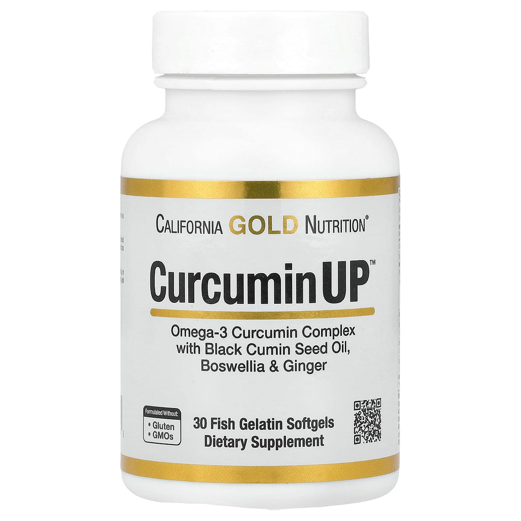 California Gold Nutrition, CurcuminUP™, 30 Fish Gelatin Softgels