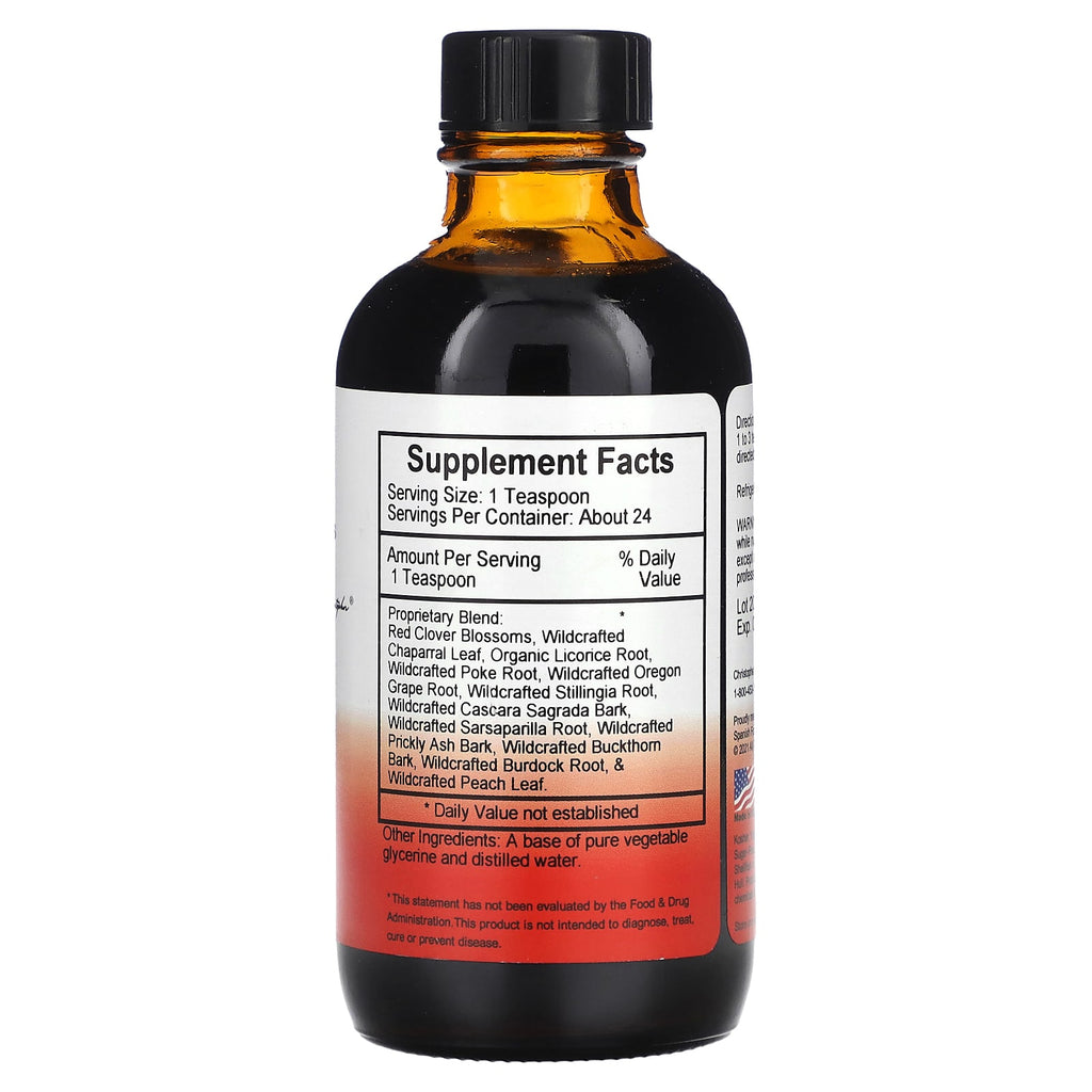Christopher's Original Formulas, Blood Stream Formula Syrup, 4 fl oz (118 ml)