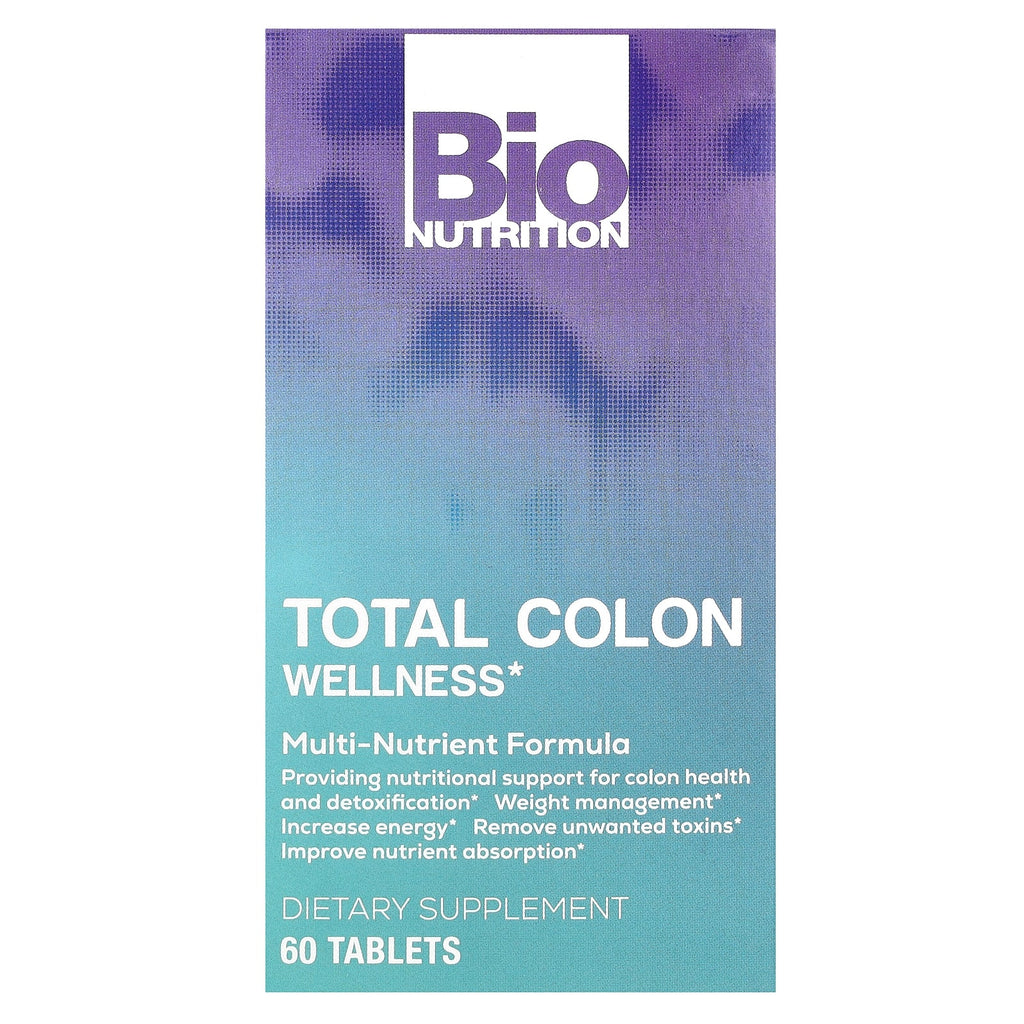 Bio Nutrition, Total Colon Wellness, 60 Tablets