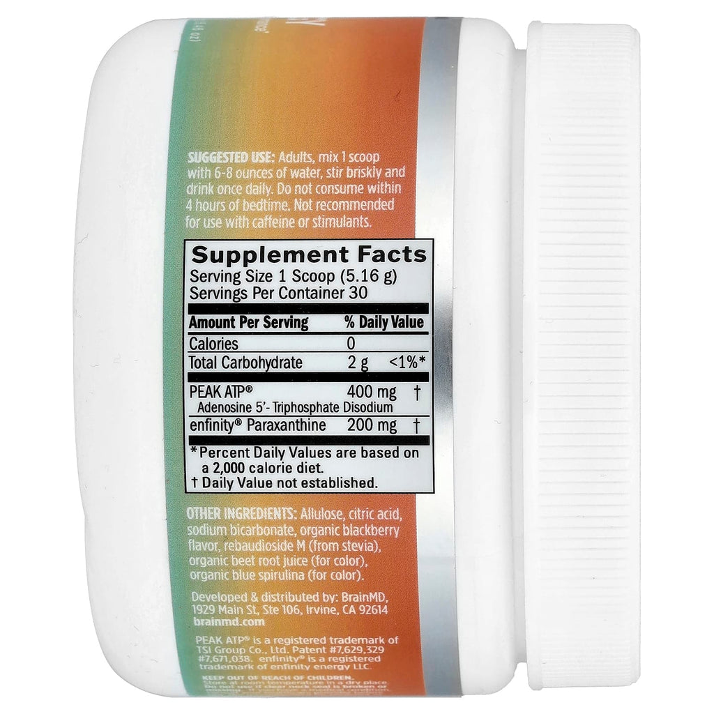 BrainMD, Peak Energy, Blackberry, 5.46 oz (154.9 g)