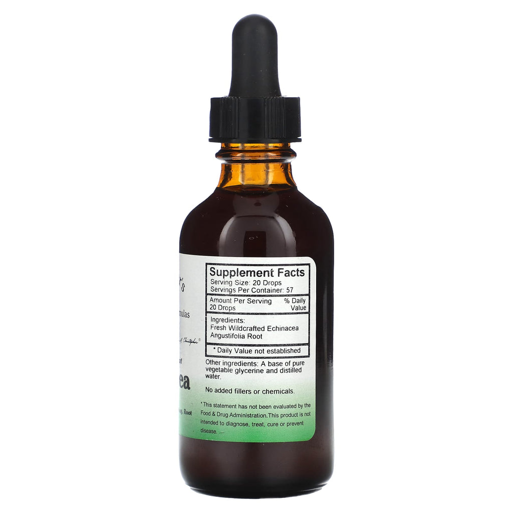 Christopher's Original Formulas, Echinacea Extract, Glycerine Base, 2 fl oz (59 ml)
