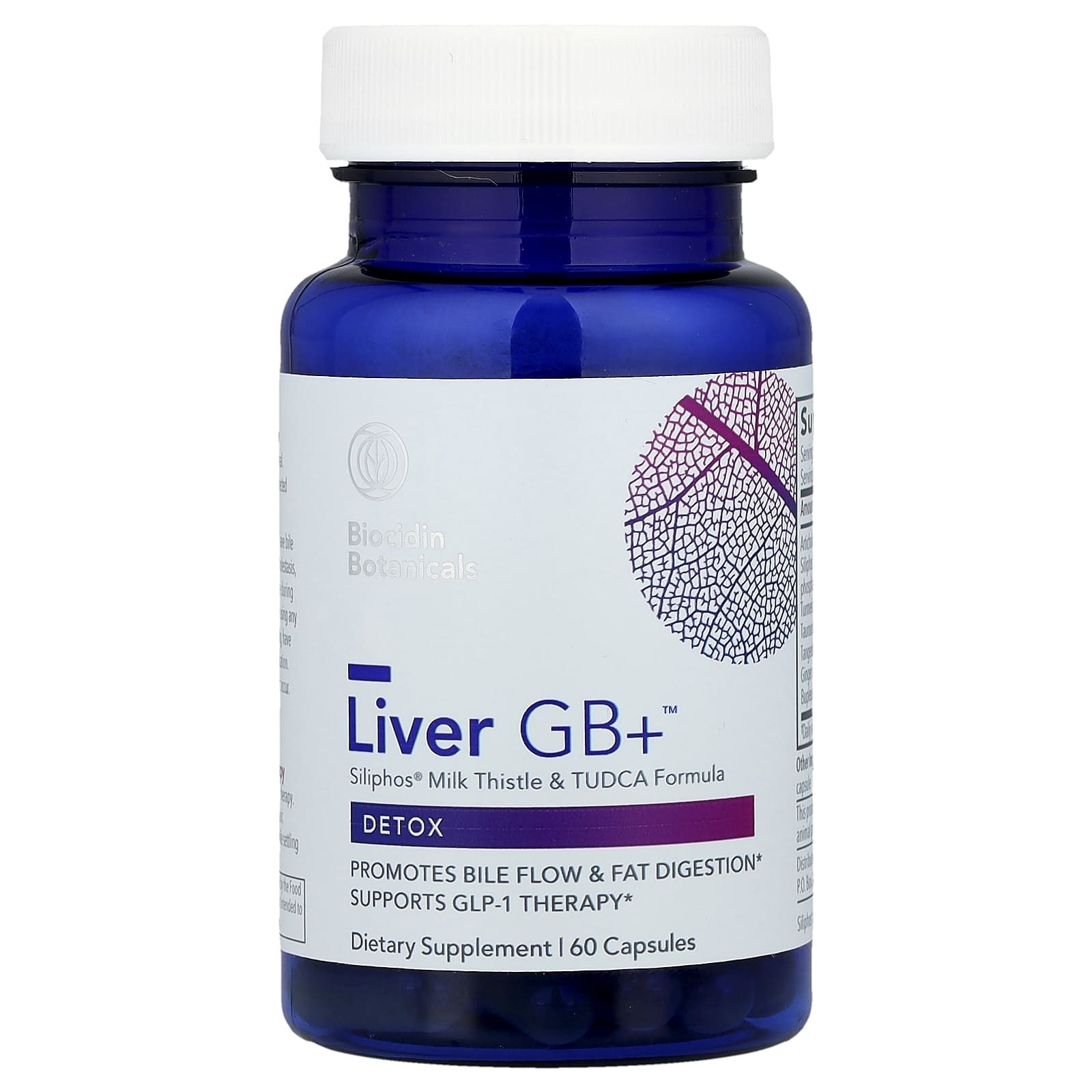 Biocidin Botanicals, Liver GB+™, Detox, 60 Capsules
