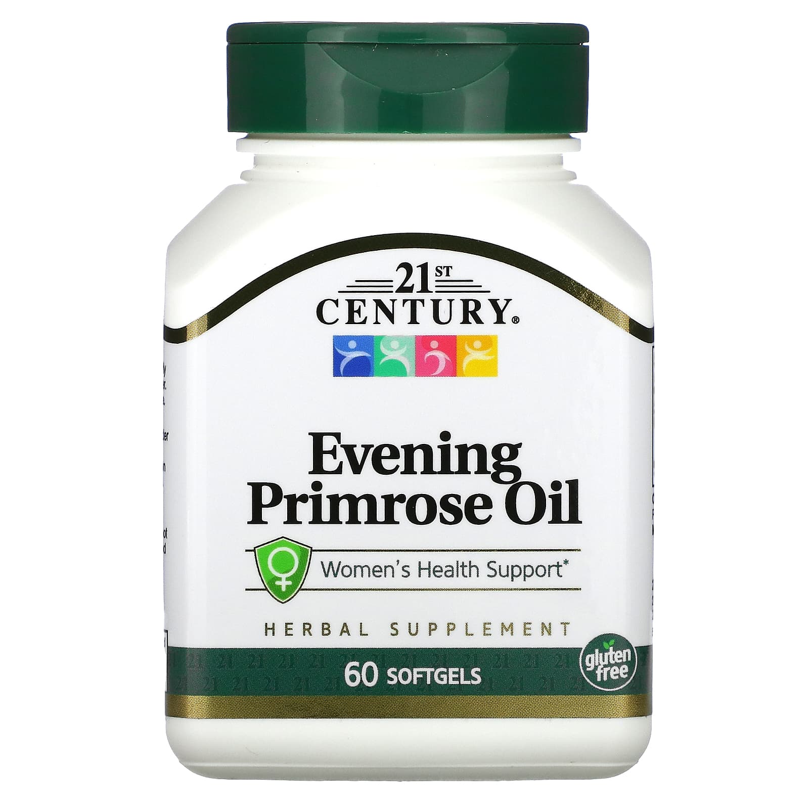 21st Century, Evening Primrose Oil, Women's Health Support, 60 Softgels (500 mg per Softgel)