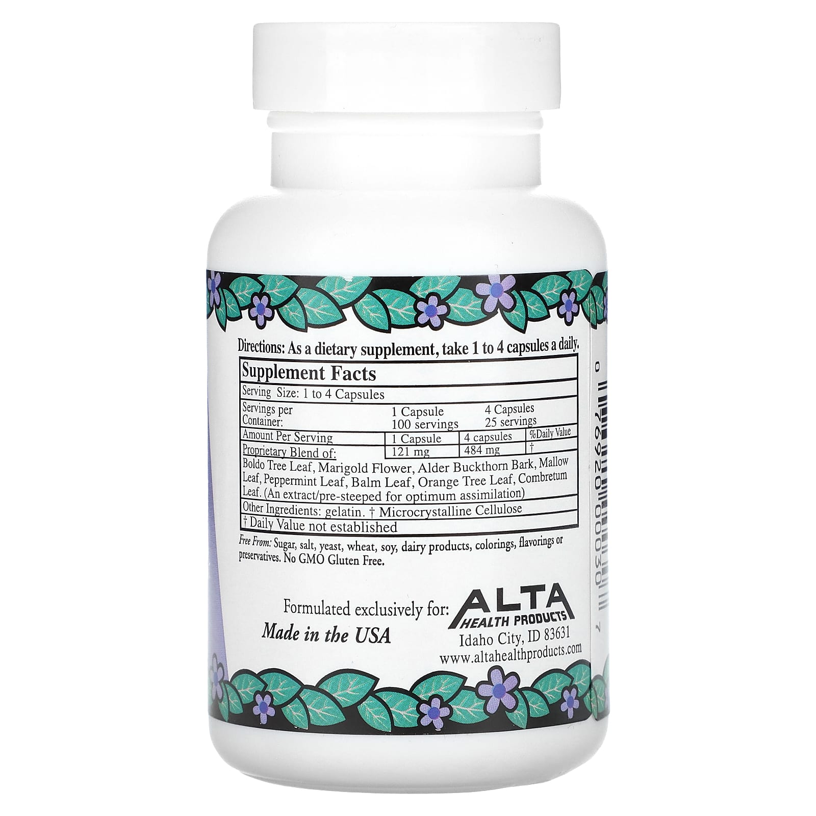 Alta Health, Can-Gest, Natural Digestive Aid, 100 Capsules