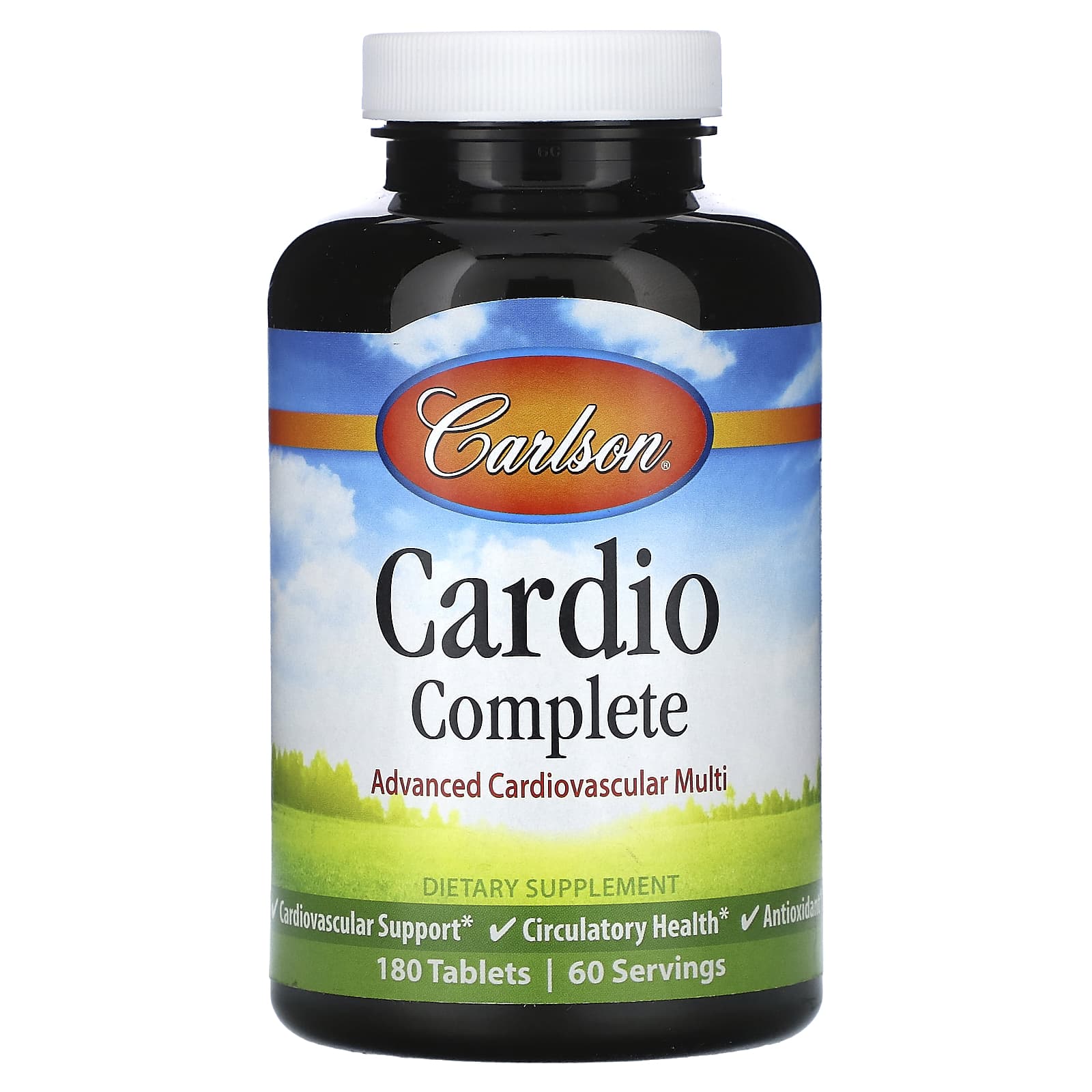 Carlson, Cardio Complete, Advanced Cardiovascular Multi, 180 Tablets