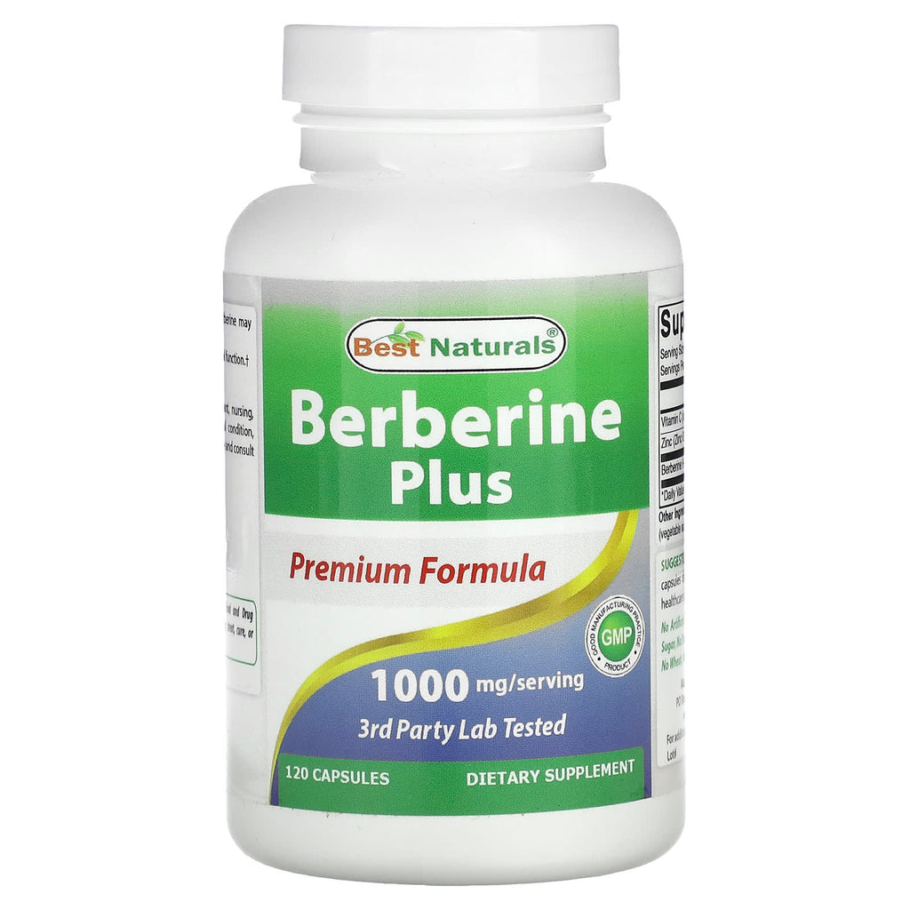 Best Naturals, Berberine Plus, 120 Capsules