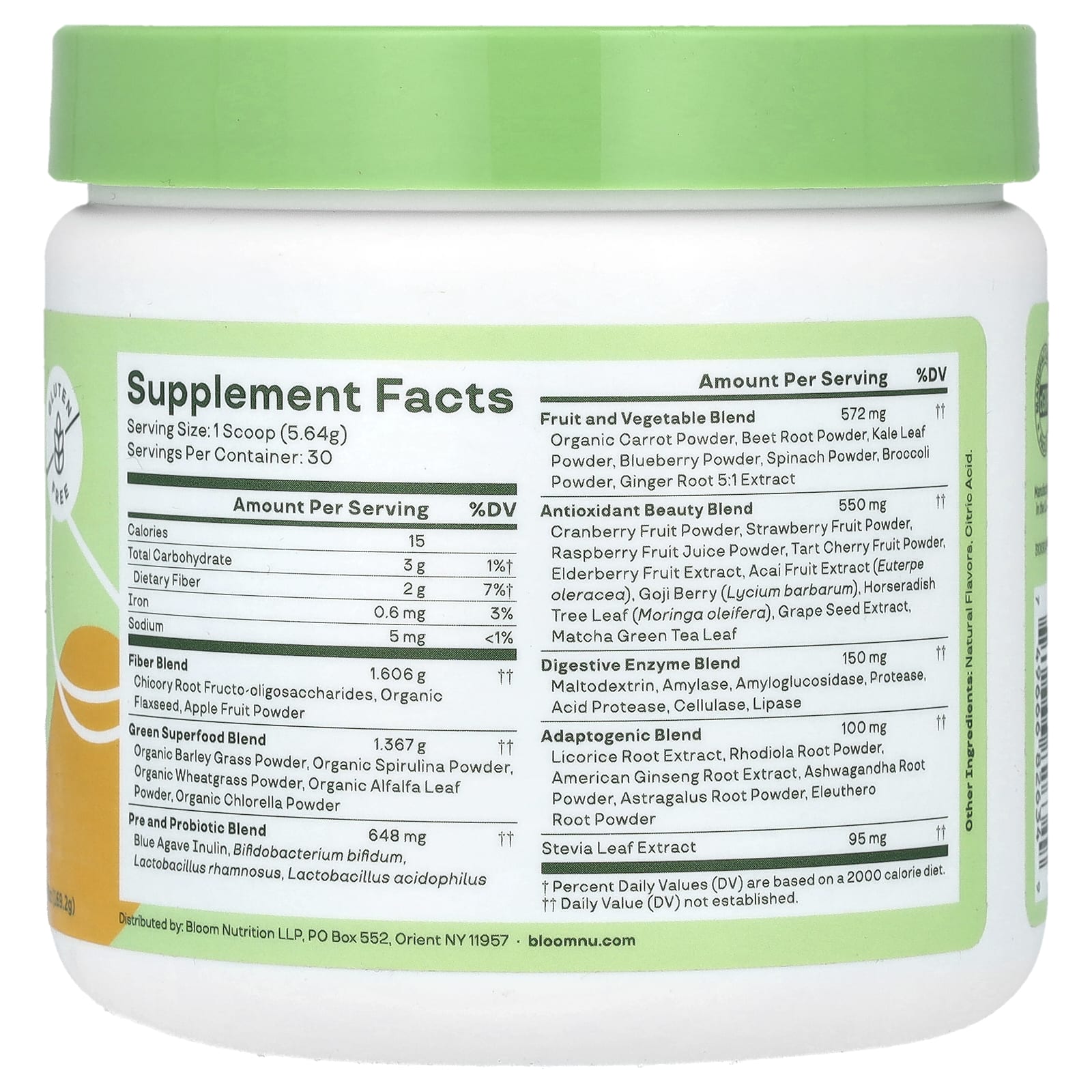 Bloom, Greens & Superfoods, Mango, 5.97 oz (169.2 g)