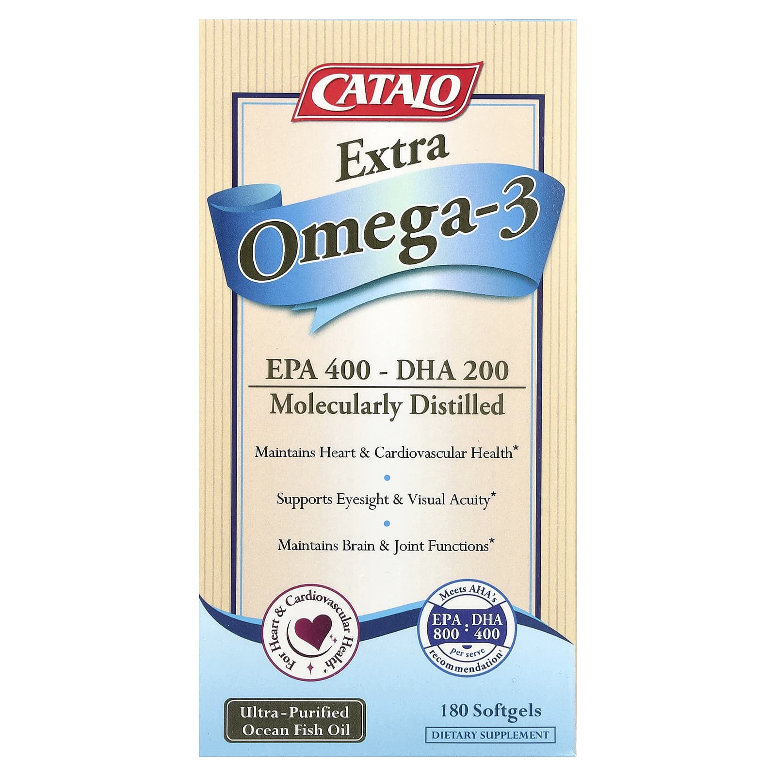 CATALO, Extra Omega-3 , 180 Softgels