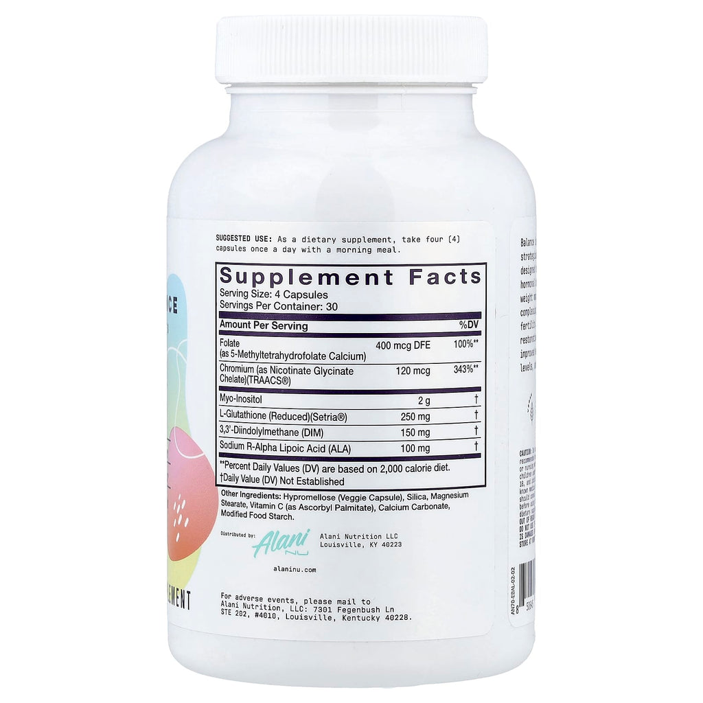 Alani Nu, Self, Balance, 120 Veggie Capsules