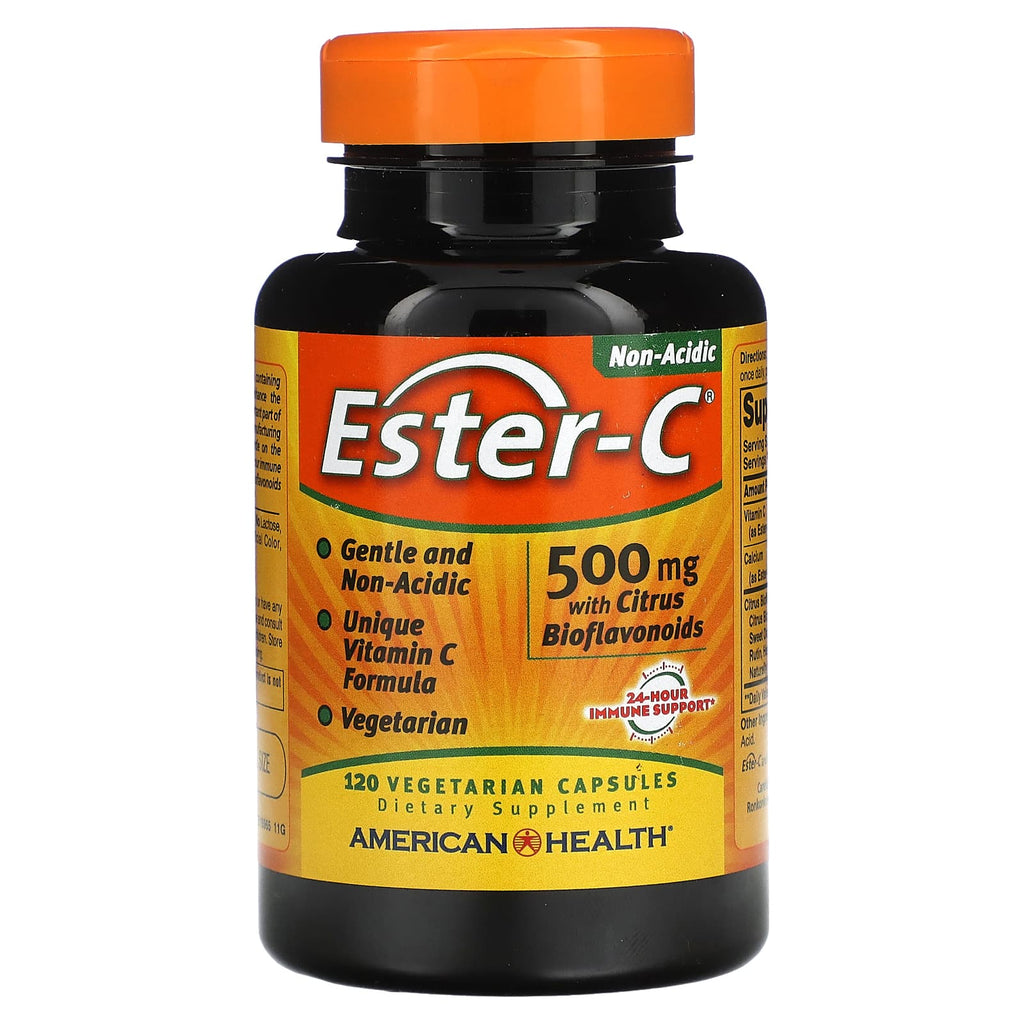 American Health, Ester-C with Citrus Bioflavonoids, 120 Vegetarian Capsules
