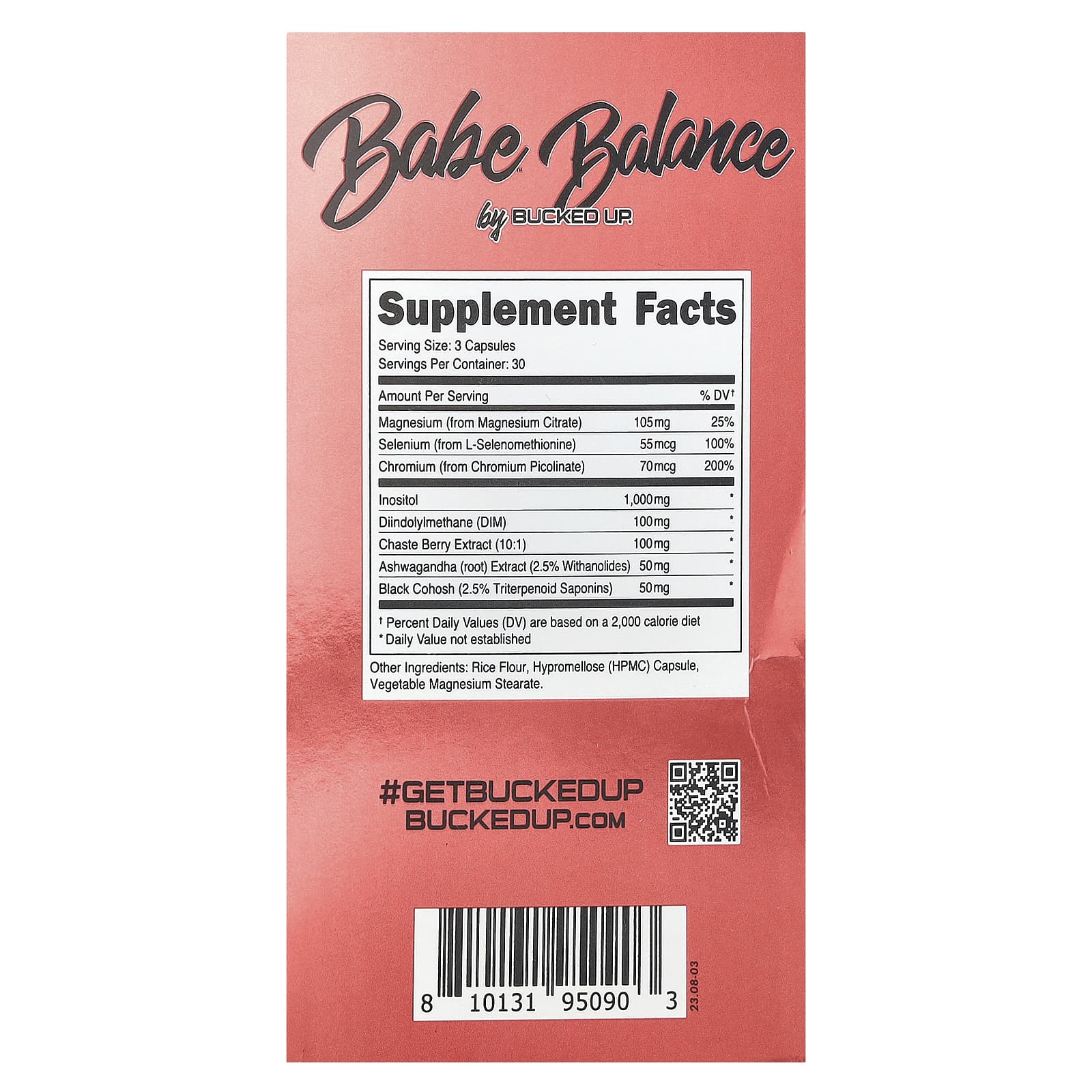 Bucked Up, Babe, Balance, 90 Capsules