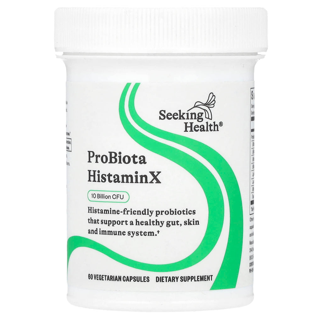 Seeking Health, ProBiota HistaminX, 10 Billion CFU, 60 Vegetarian Capsules