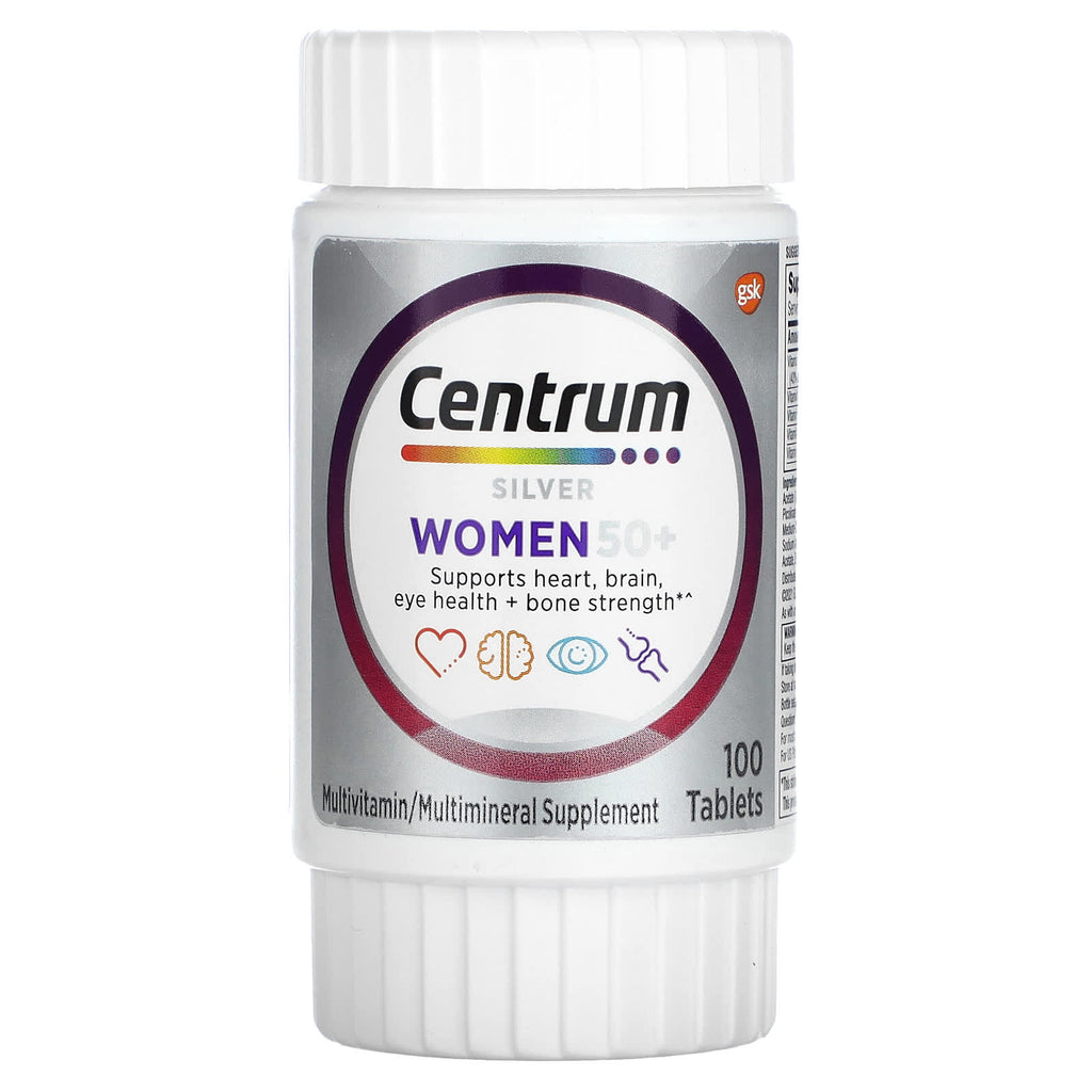 Centrum, Silver Women 50+, 100 Tablets