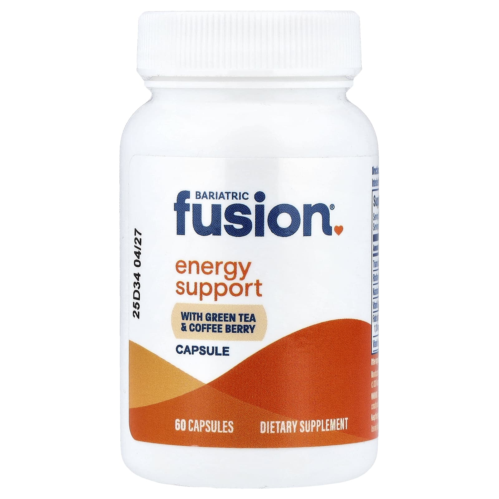 Bariatric Fusion, Energy Support, 60 Capsules