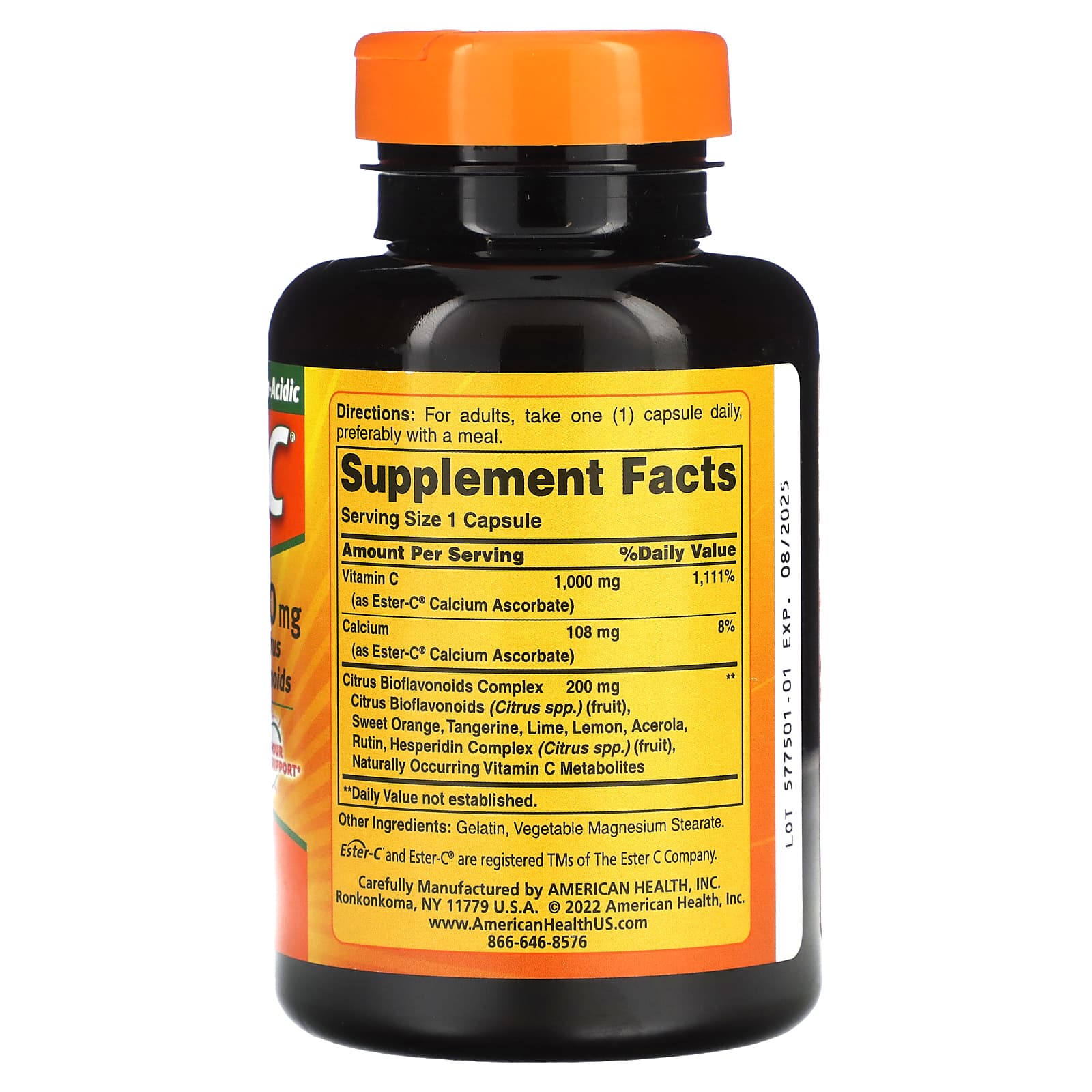 American Health, Ester-C® with Citrus Bioflavonoids, 90 Capsules