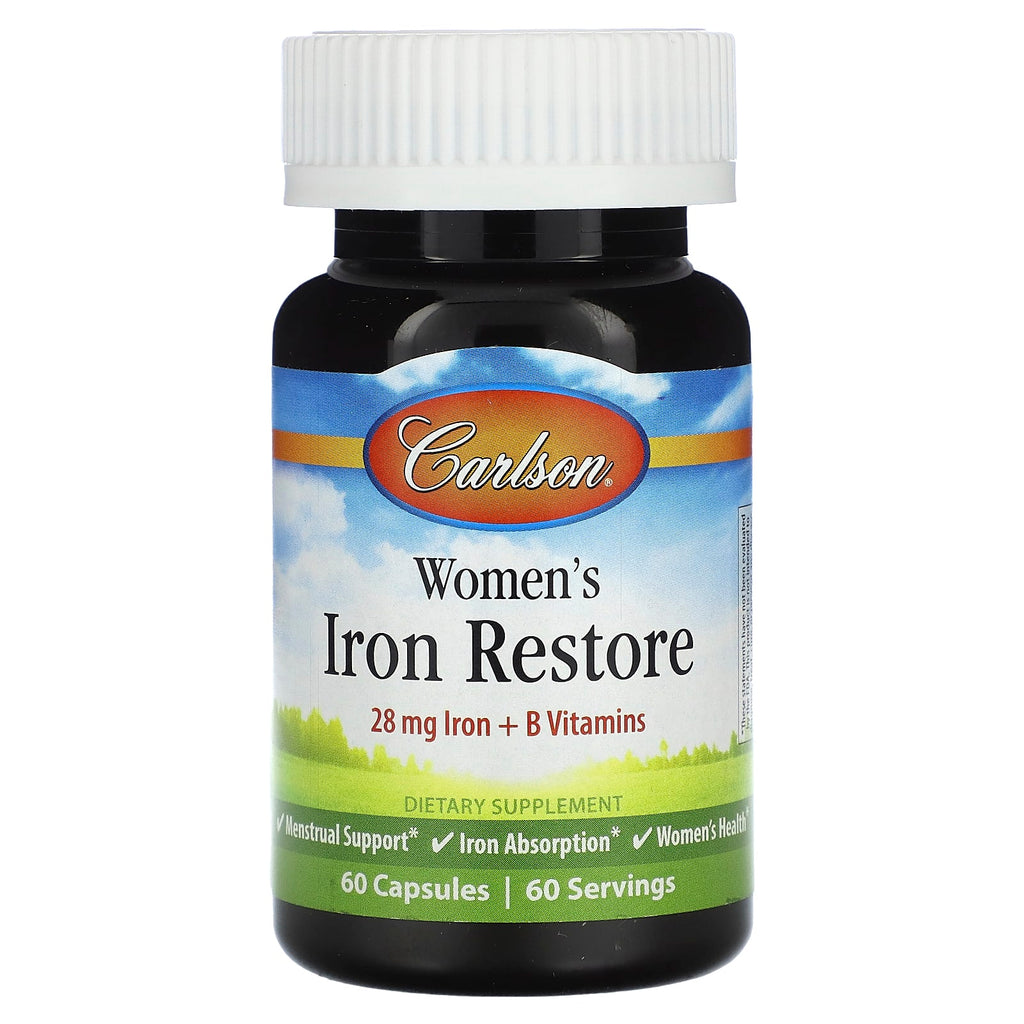 Carlson, Women's Iron Restore, 60 Capsules