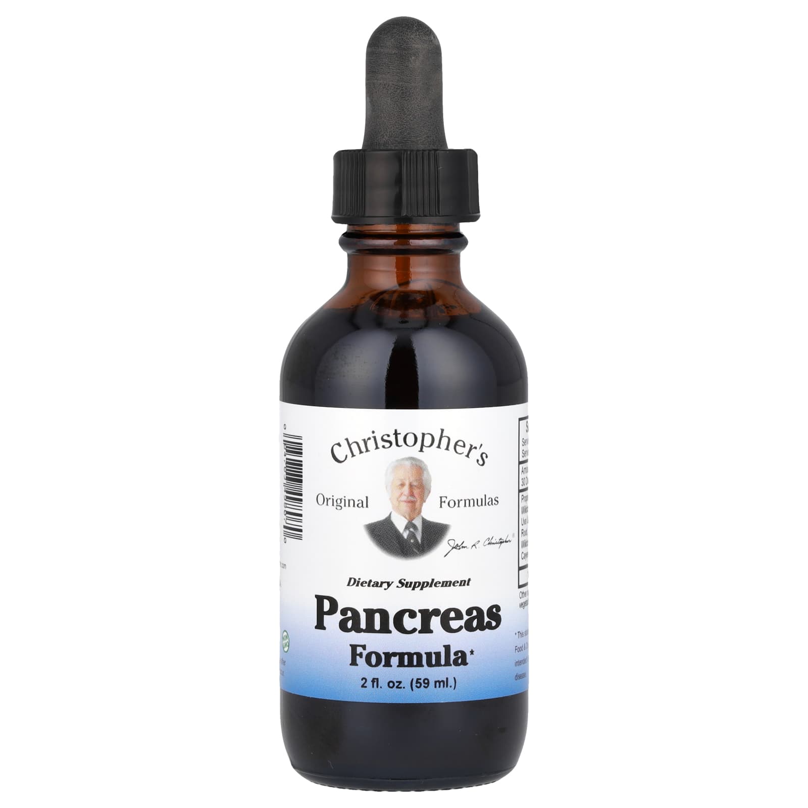Christopher's Original Formulas, Pancreas Formula, 2 fl oz (59 ml)