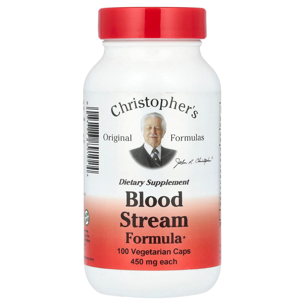 Christopher's Original Formulas, Blood Stream Formula, 100 Vegetarian Caps