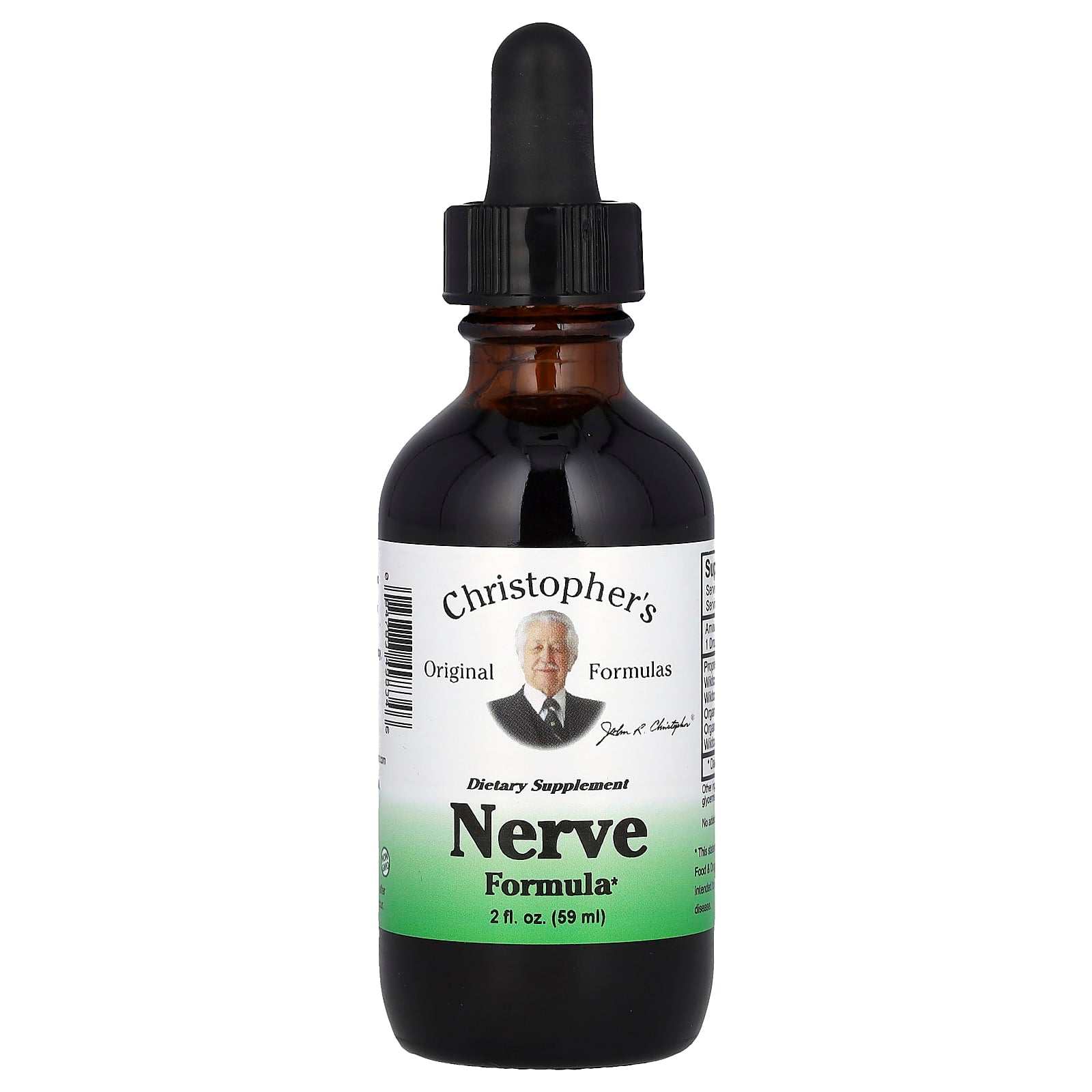 Christopher's Original Formulas, Nerve Formula, 2 fl oz (59 ml)