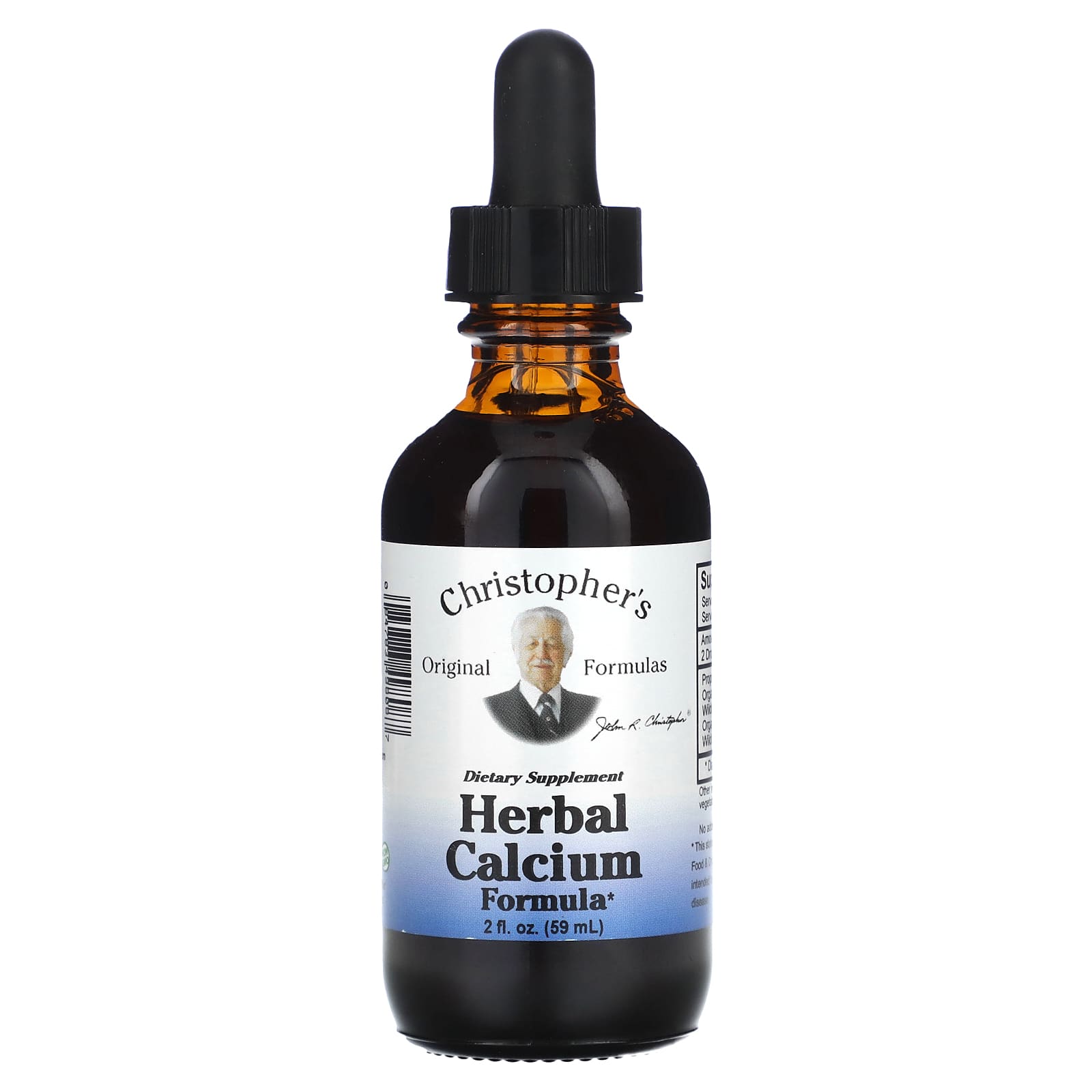 Christopher's Original Formulas, Herbal Calcium Formula, 2 fl oz (59 ml)