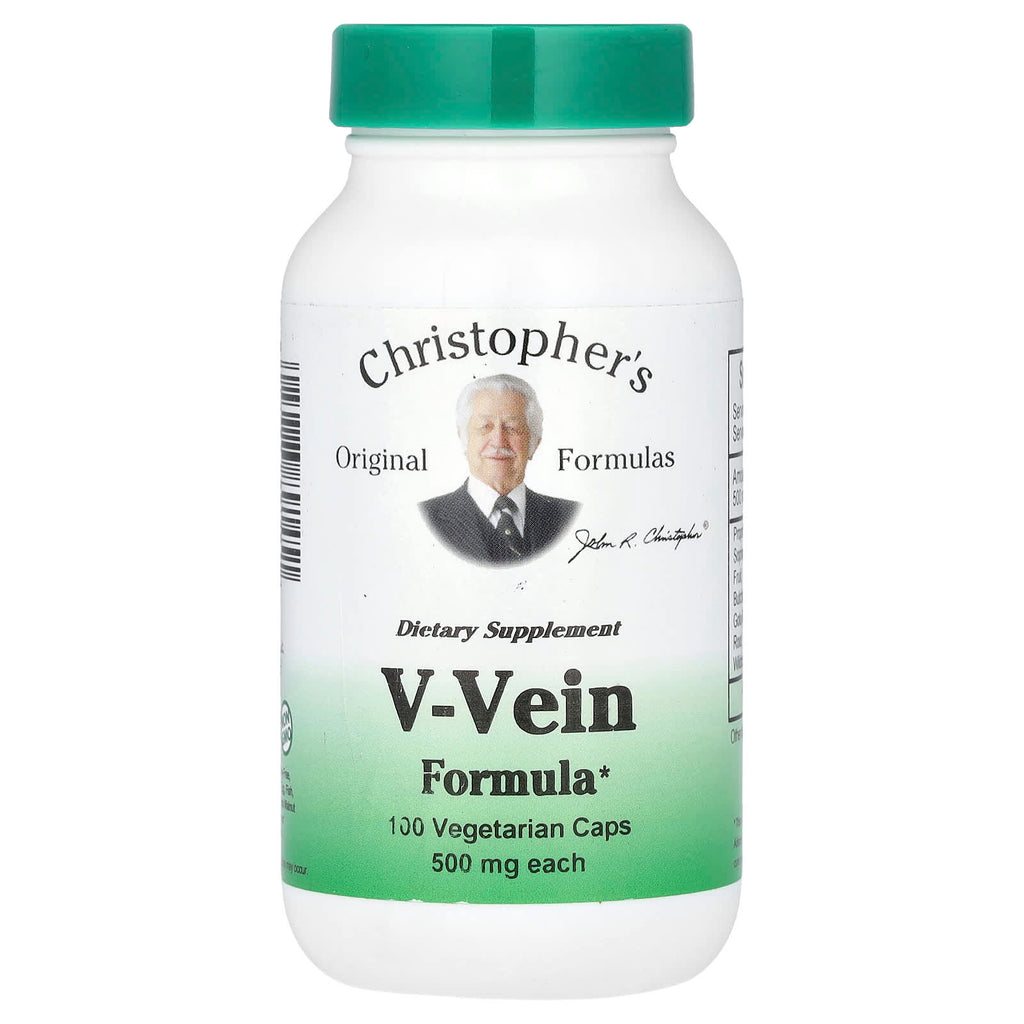 Christopher's Original Formulas, V-Vein Formula, 100 Vegetarian Caps