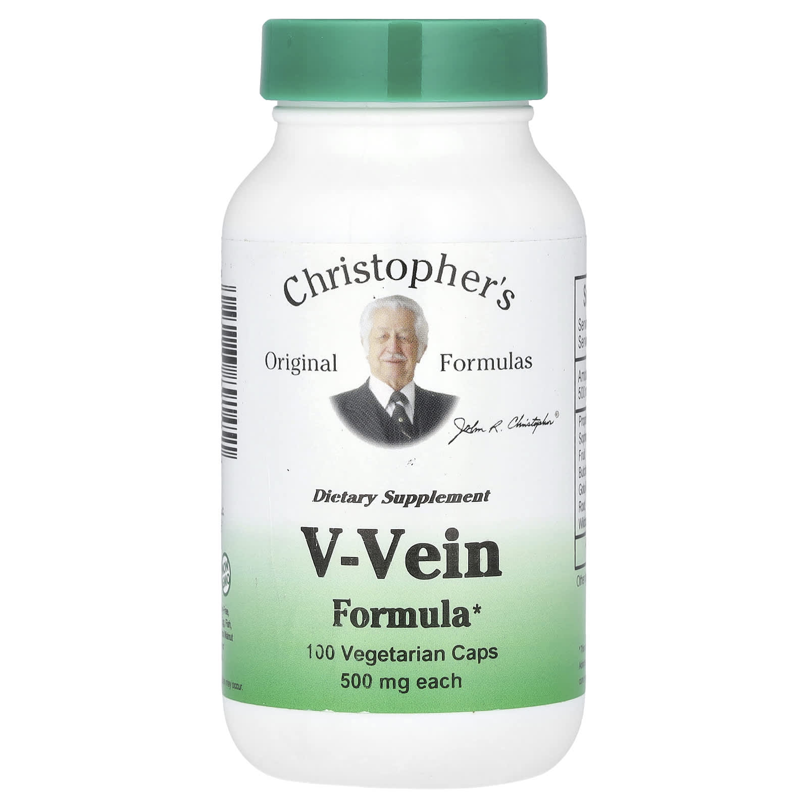 Christopher's Original Formulas, V-Vein Formula, 100 Vegetarian Caps