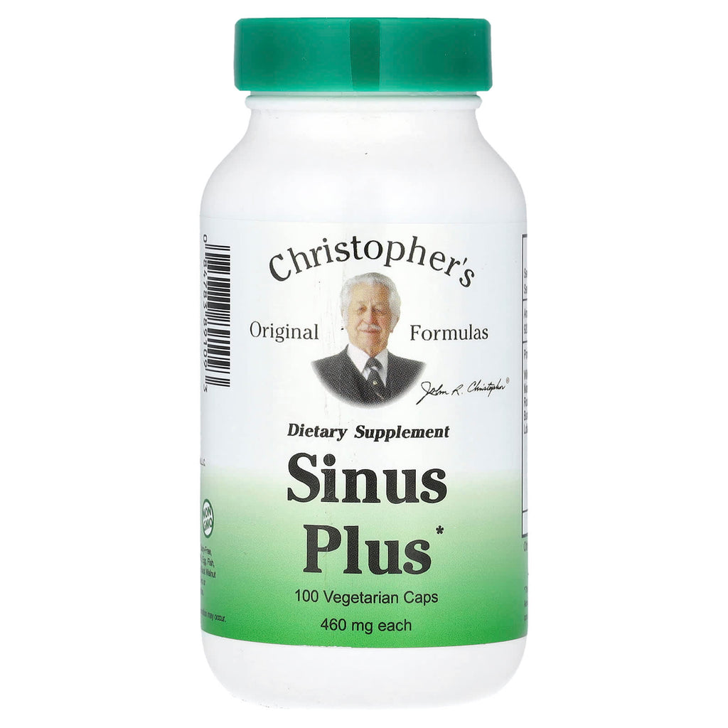 Christopher's Original Formulas, Sinus Plus, 100 Vegetarian Caps