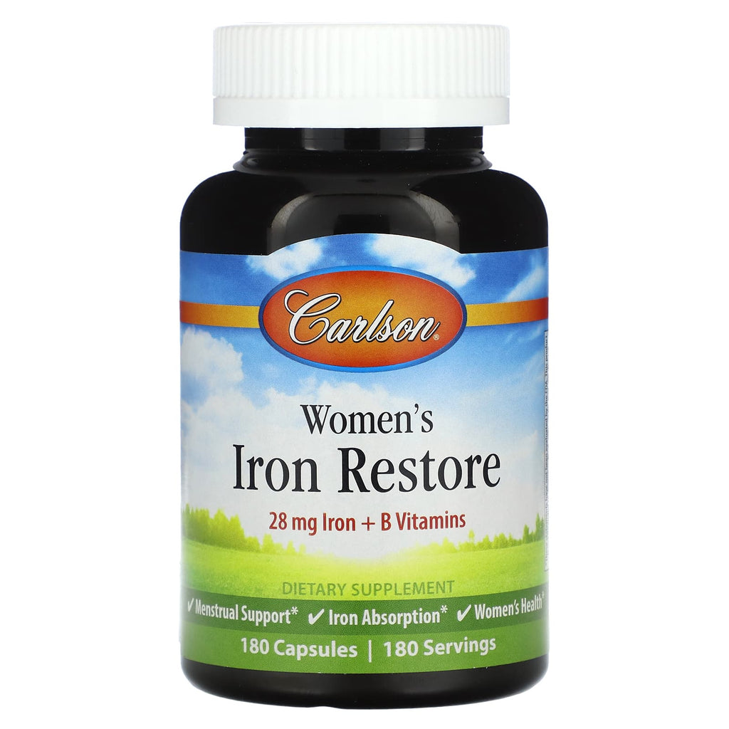 Carlson, Women's Iron Restore, 180 Capsules