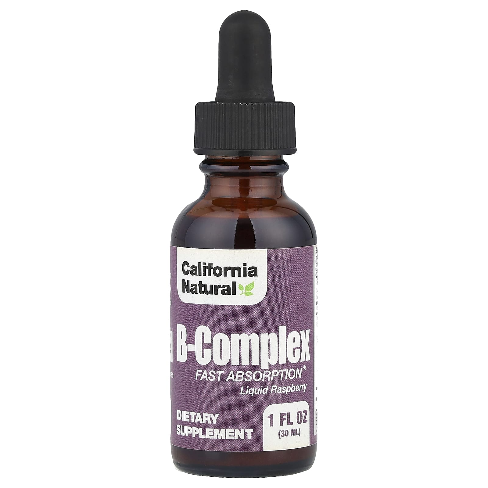 California Natural, B-Complex, Raspberry, 1 oz (30 ml)