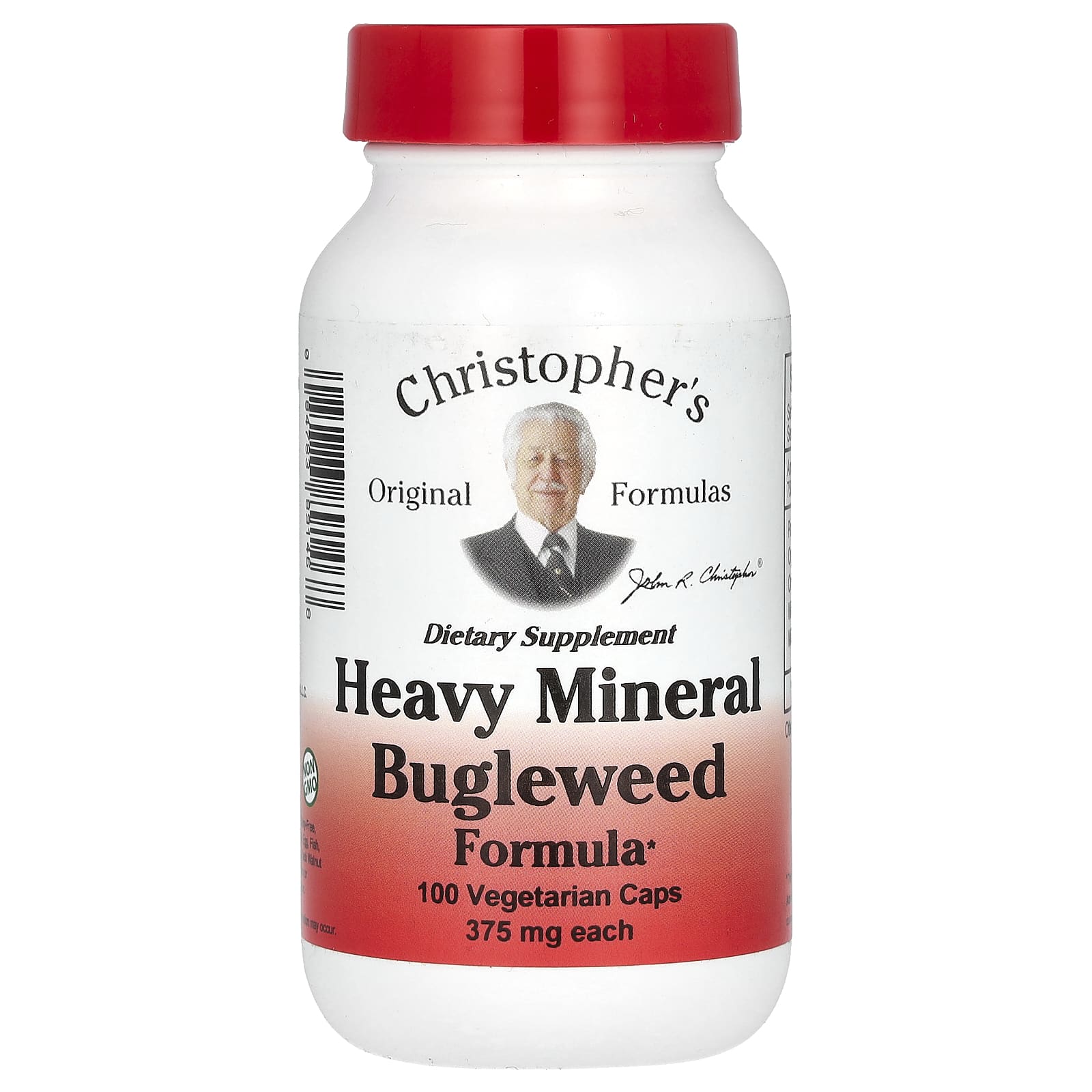 Christopher's Original Formulas, Heavy Mineral Bugleweed Formula, 100 Vegetarian Caps