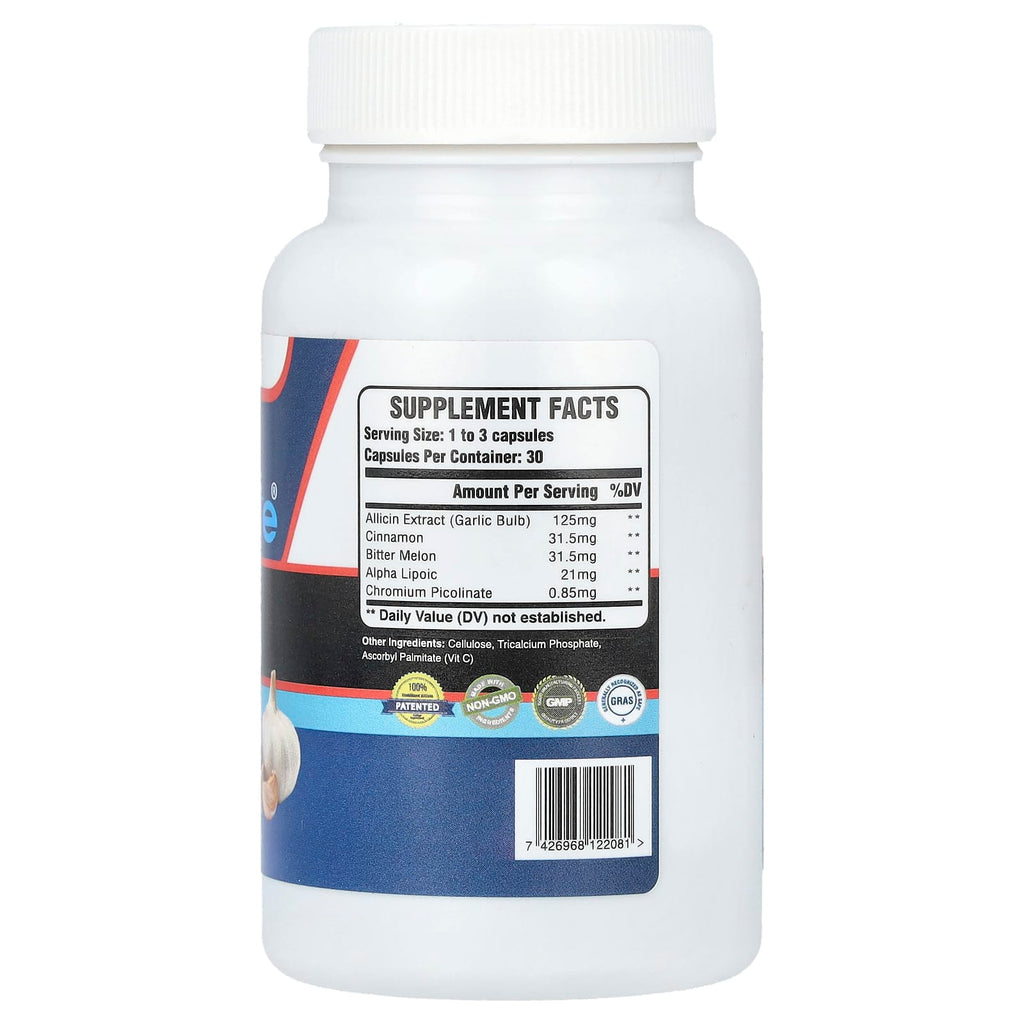 Allimax, VolDox, Diabalife®, Allicin, 30 Vegetarian Capsules